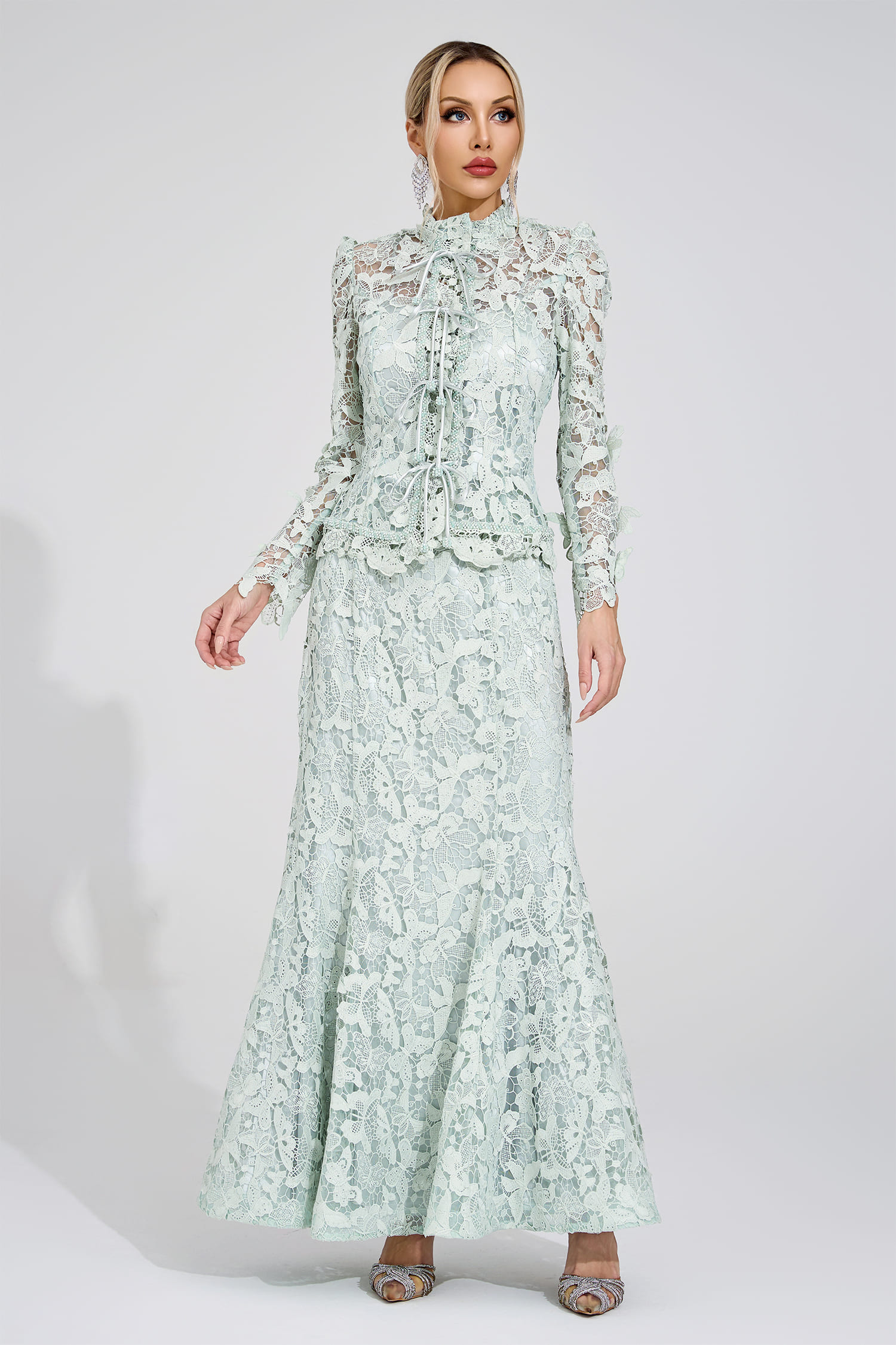 Basin Green Lace Set
