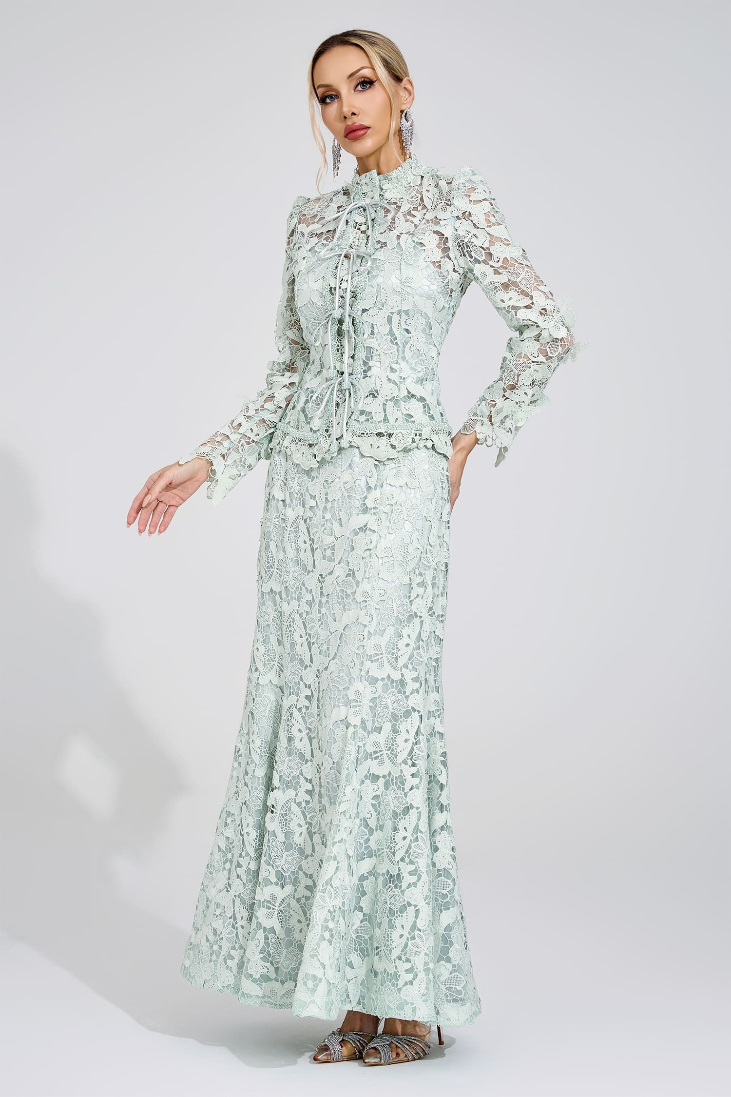 Basin Green Lace Set