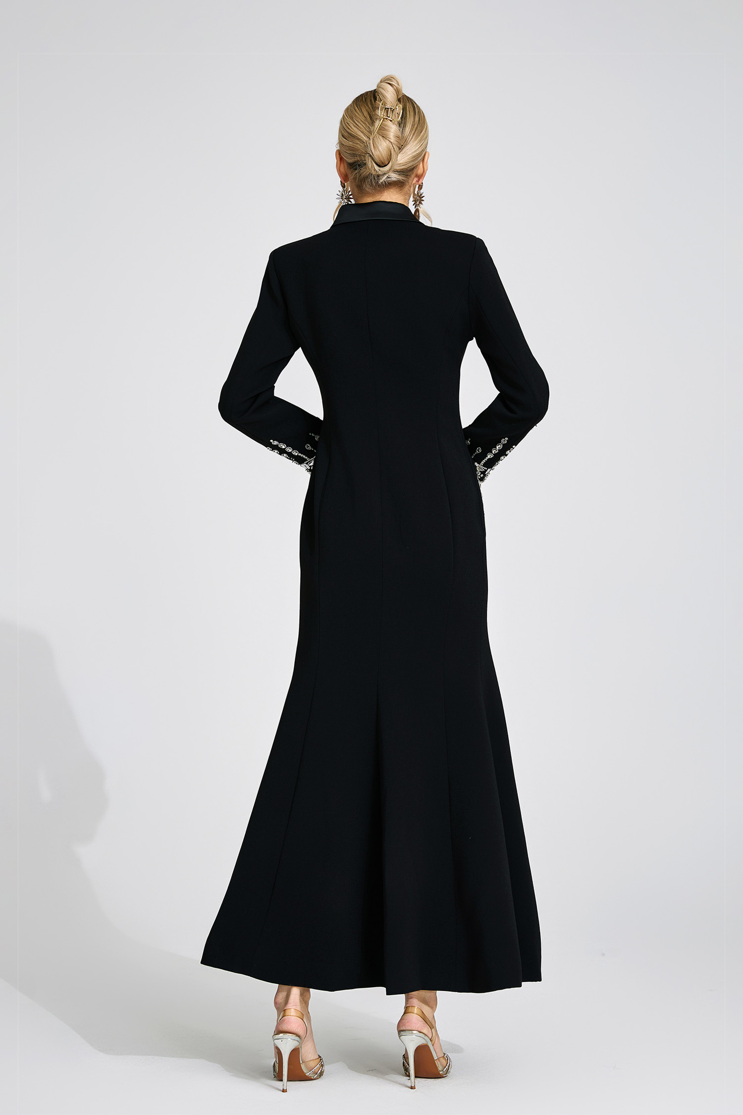 Beca Black Diamond Maxi Dress