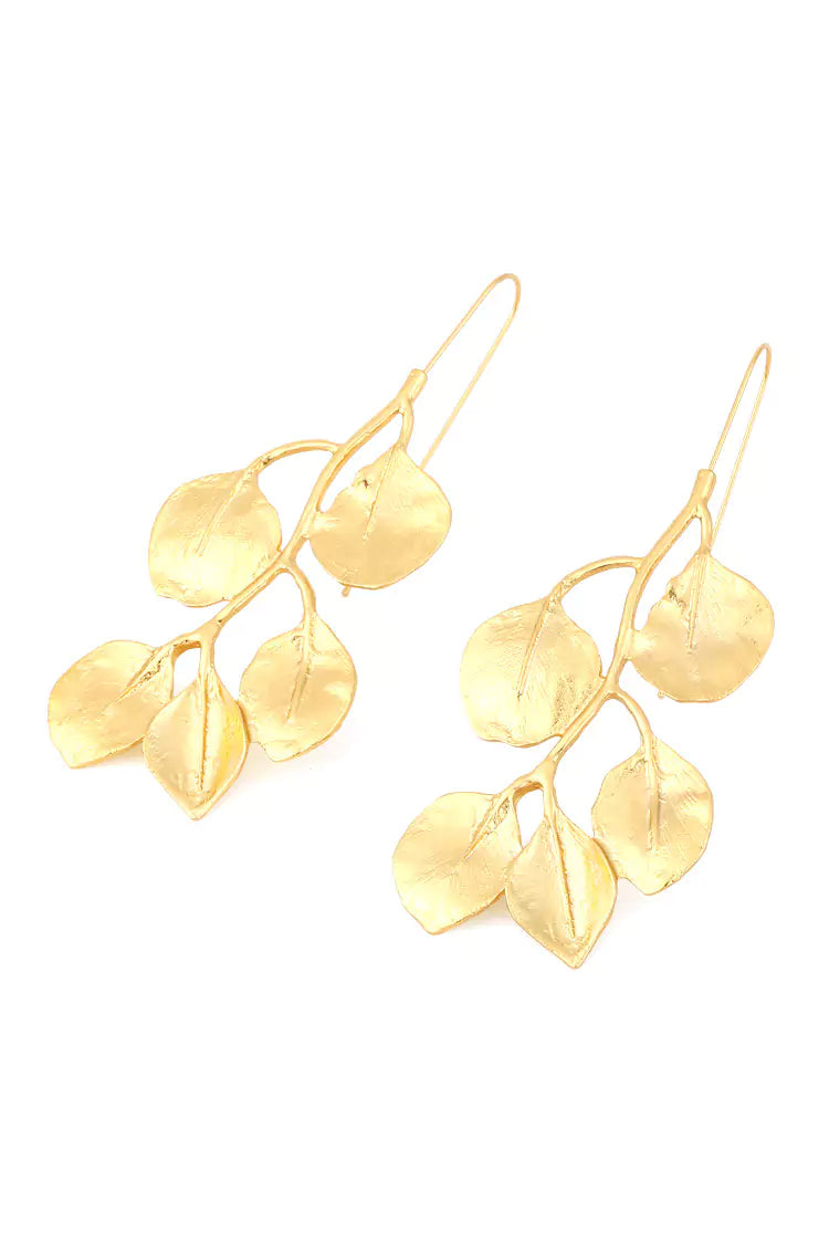 Blair Golden Leaves Earrings-CATCHALL