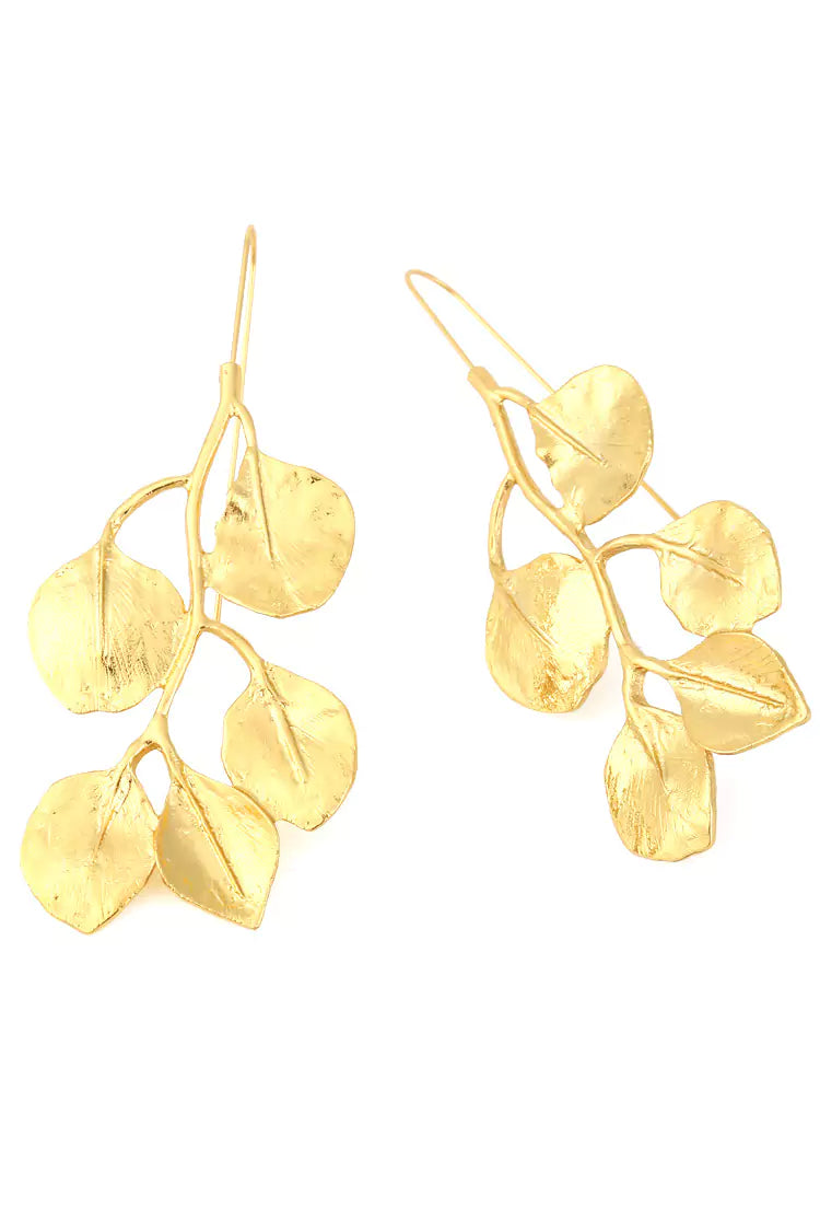 Blair Golden Leaves Earrings-CATCHALL