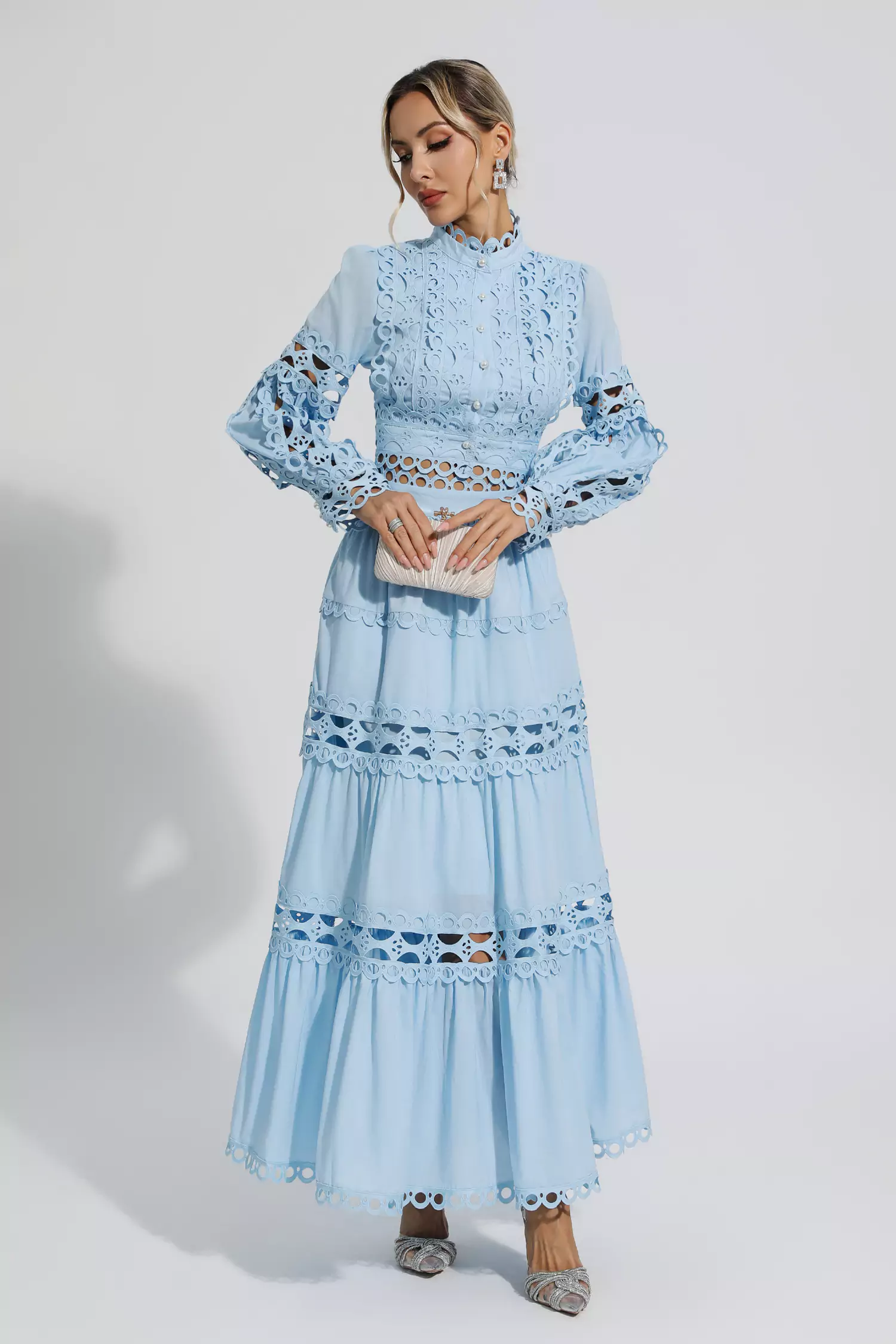 Bonnie Blue Lace Hollow Set-CATCHALL