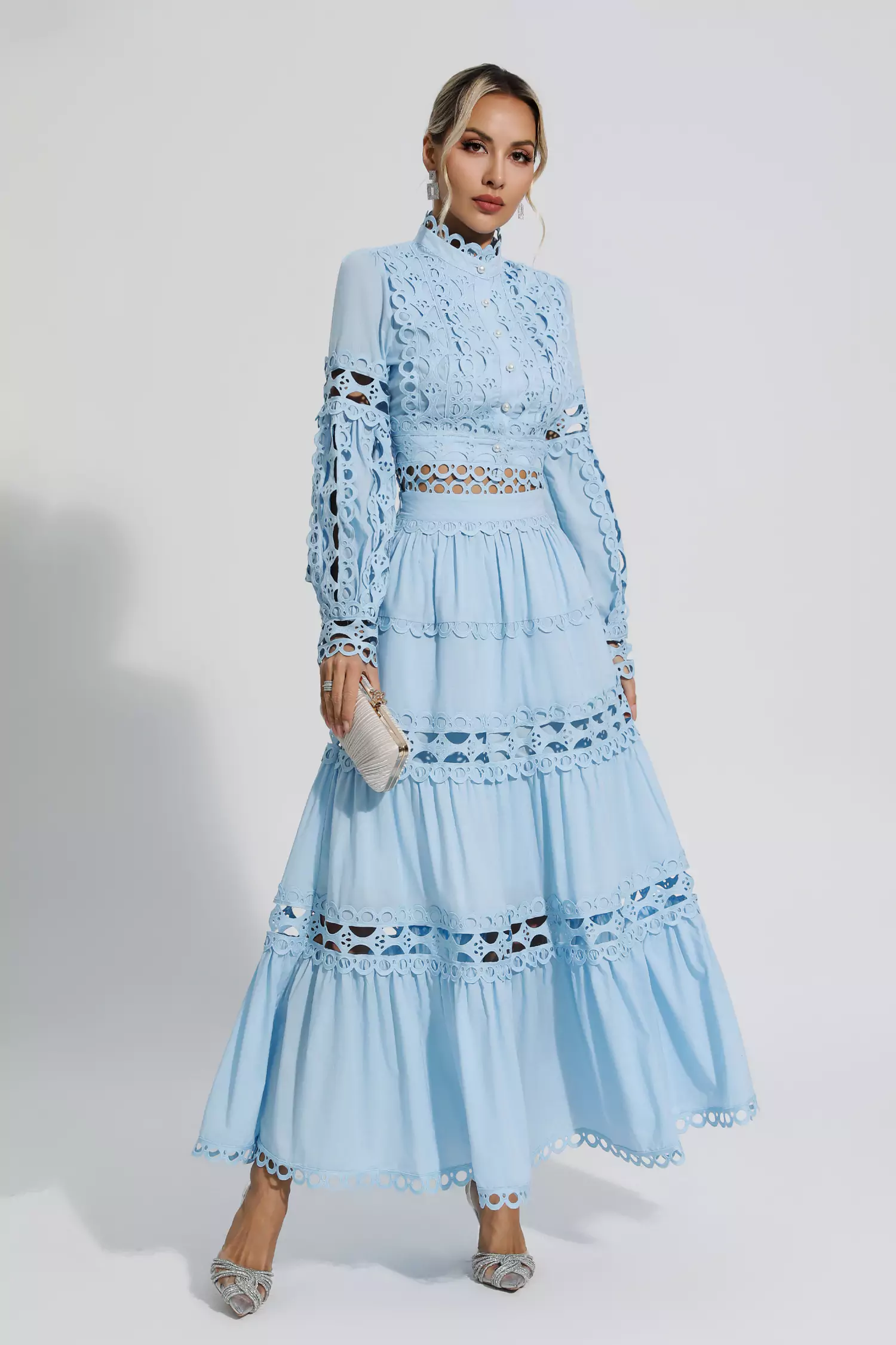 Bonnie Blue Lace Hollow Set-CATCHALL