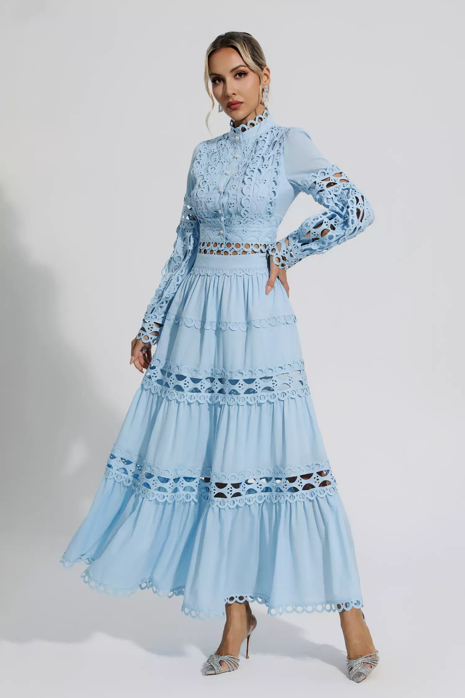Bonnie Blue Lace Hollow Set-CATCHALL