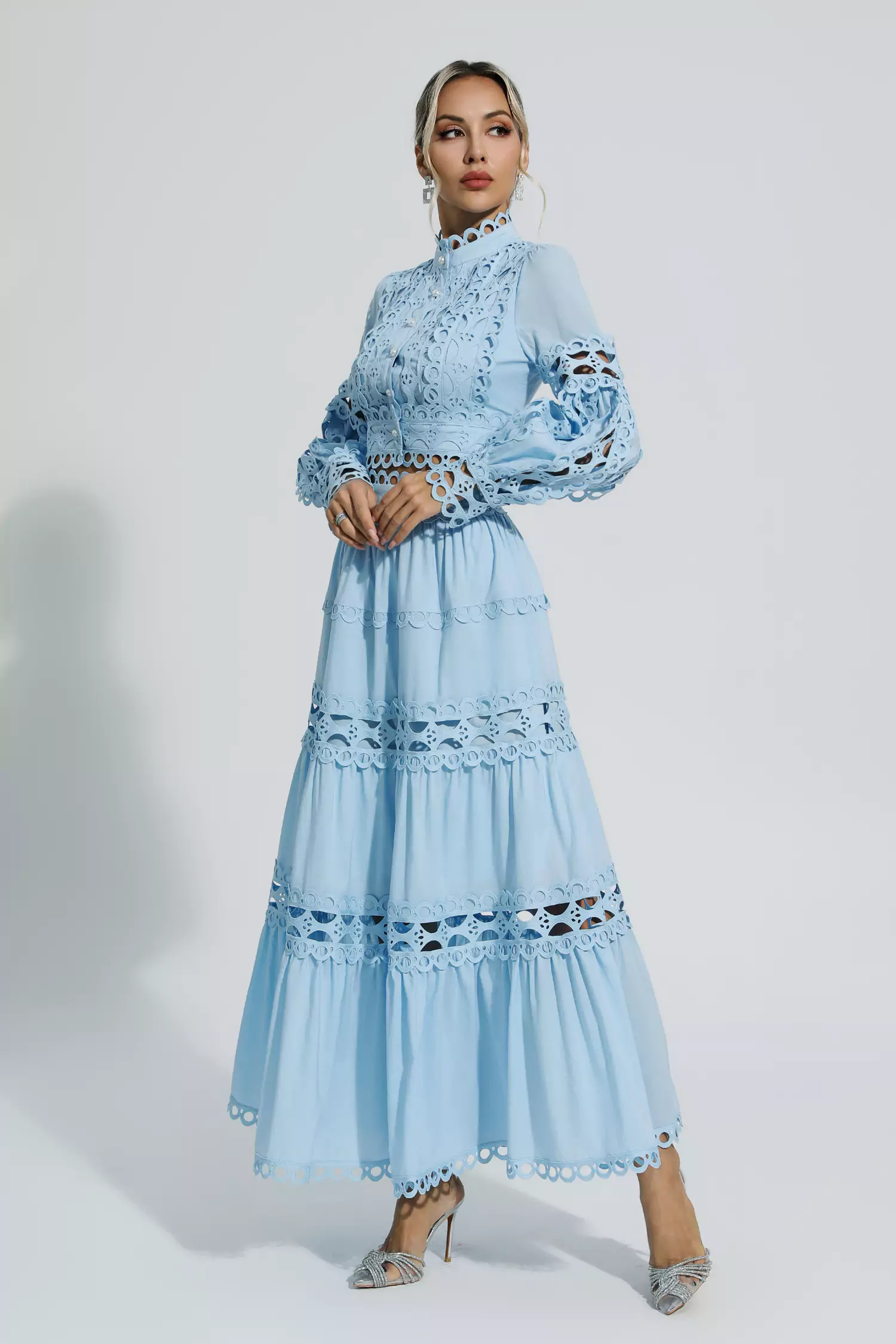 Bonnie Blue Lace Hollow Set-CATCHALL
