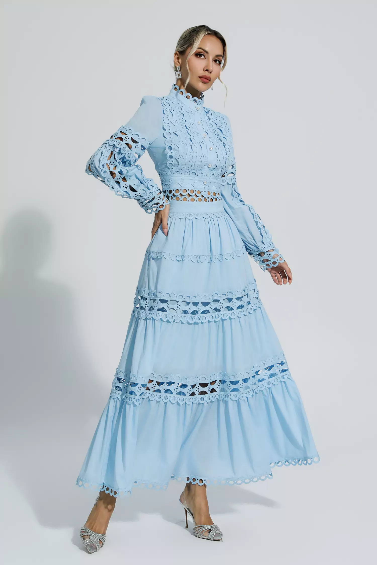 Bonnie Blue Lace Hollow Set-CATCHALL