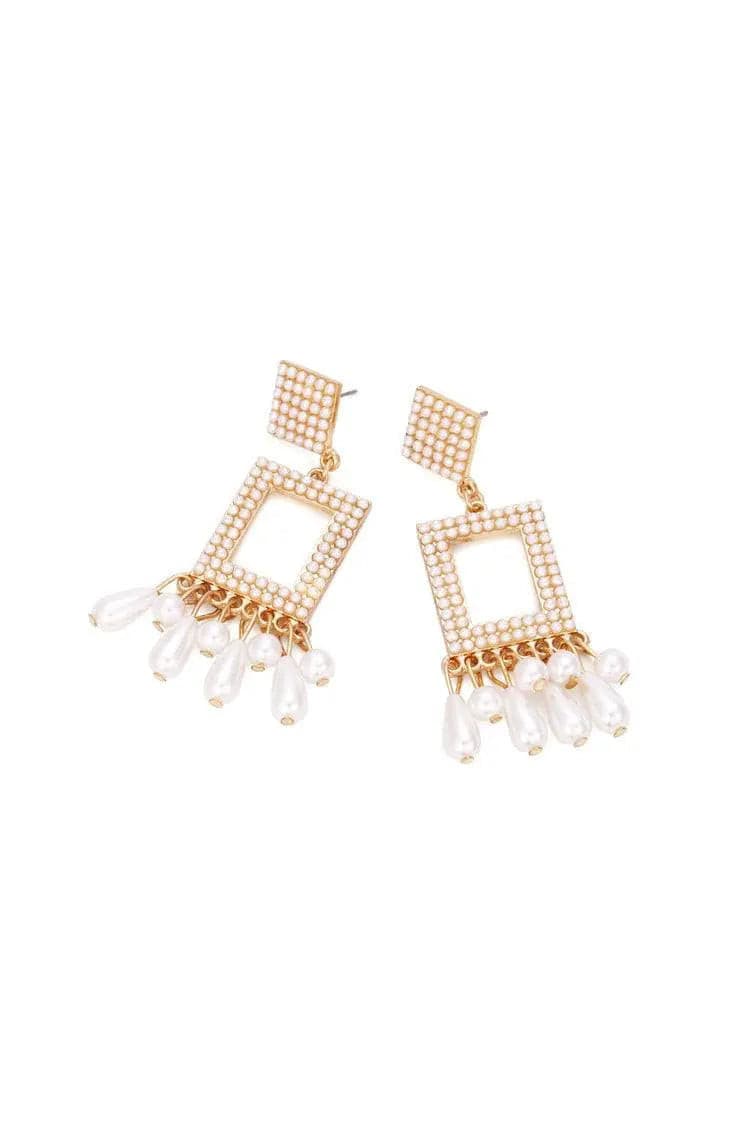 Cecilia Geometric Earrings-CATCHALL