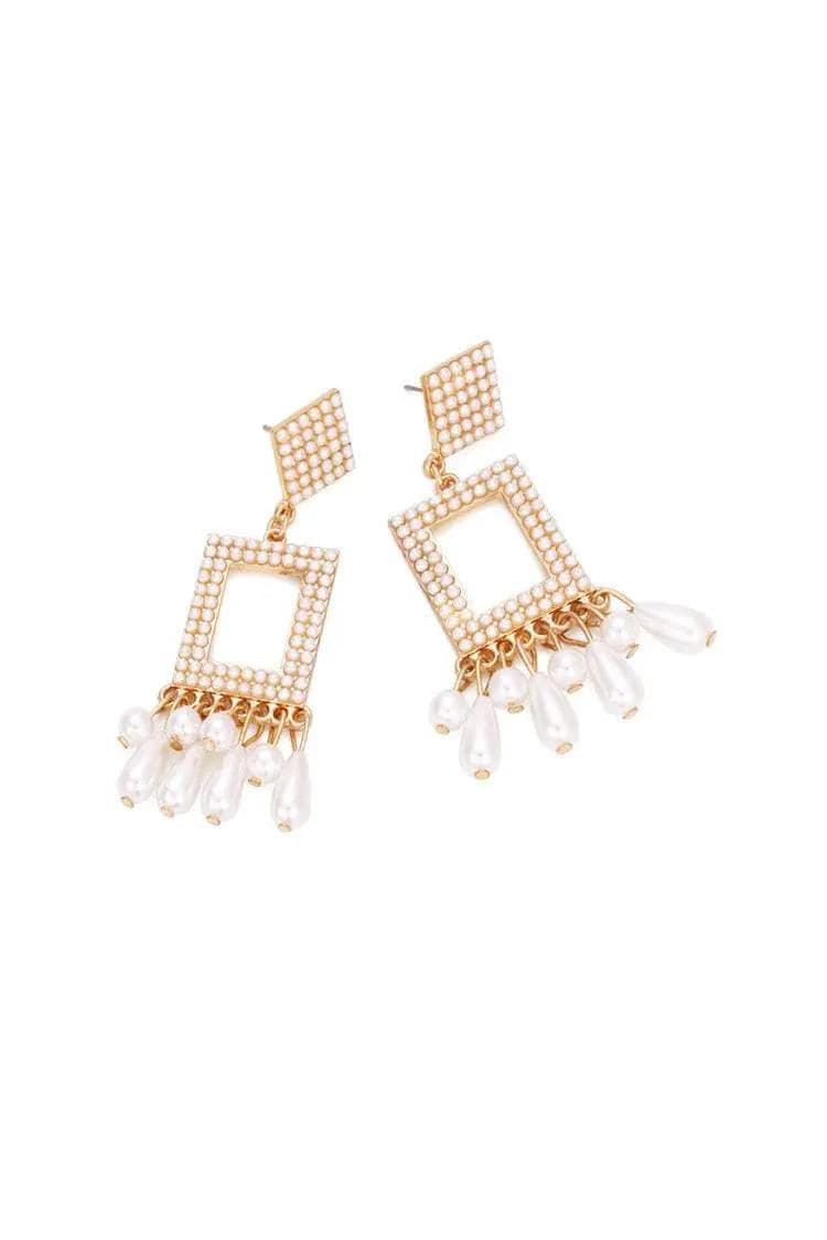 Cecilia Geometric Earrings-CATCHALL