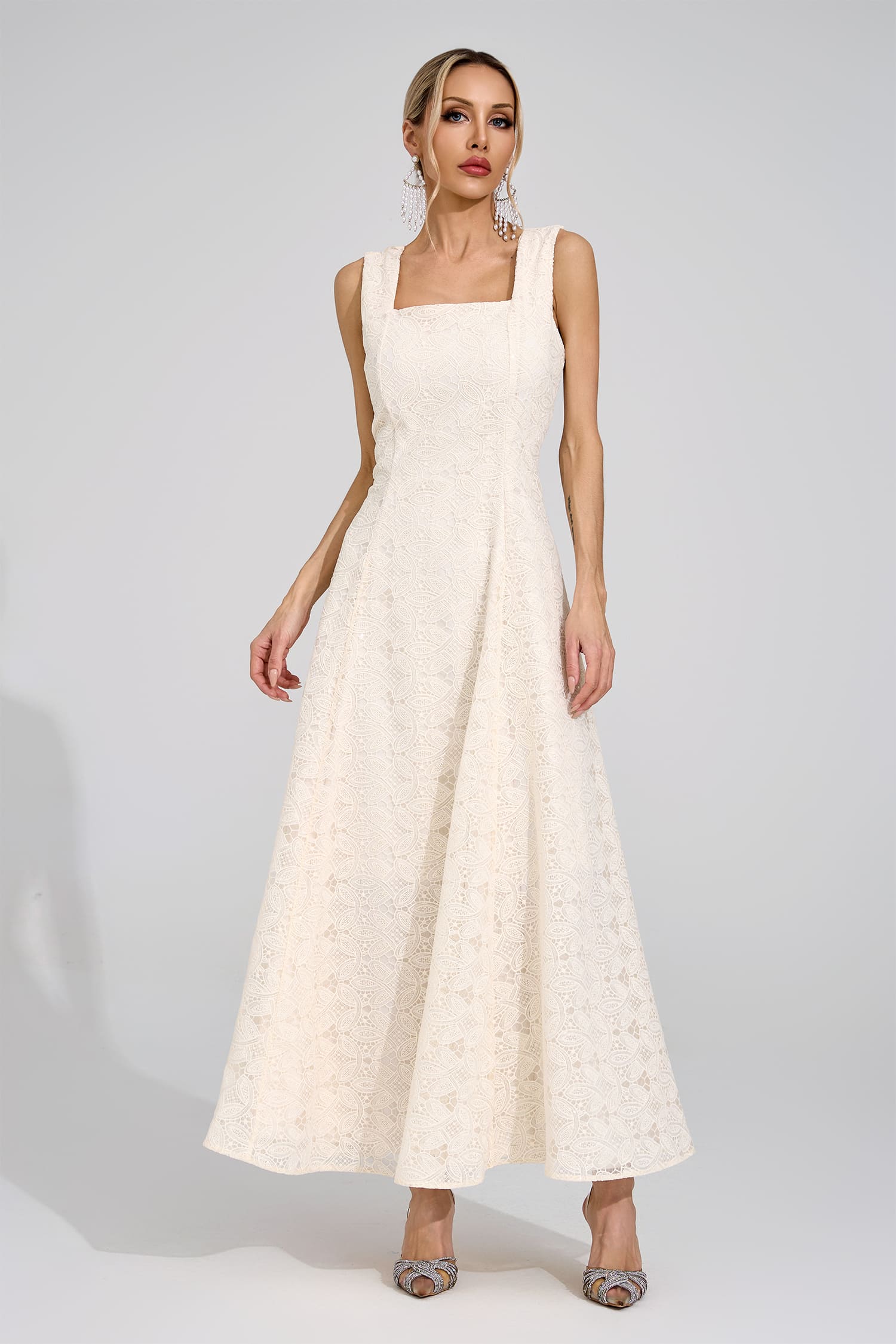 Claire Ivory Lace Set