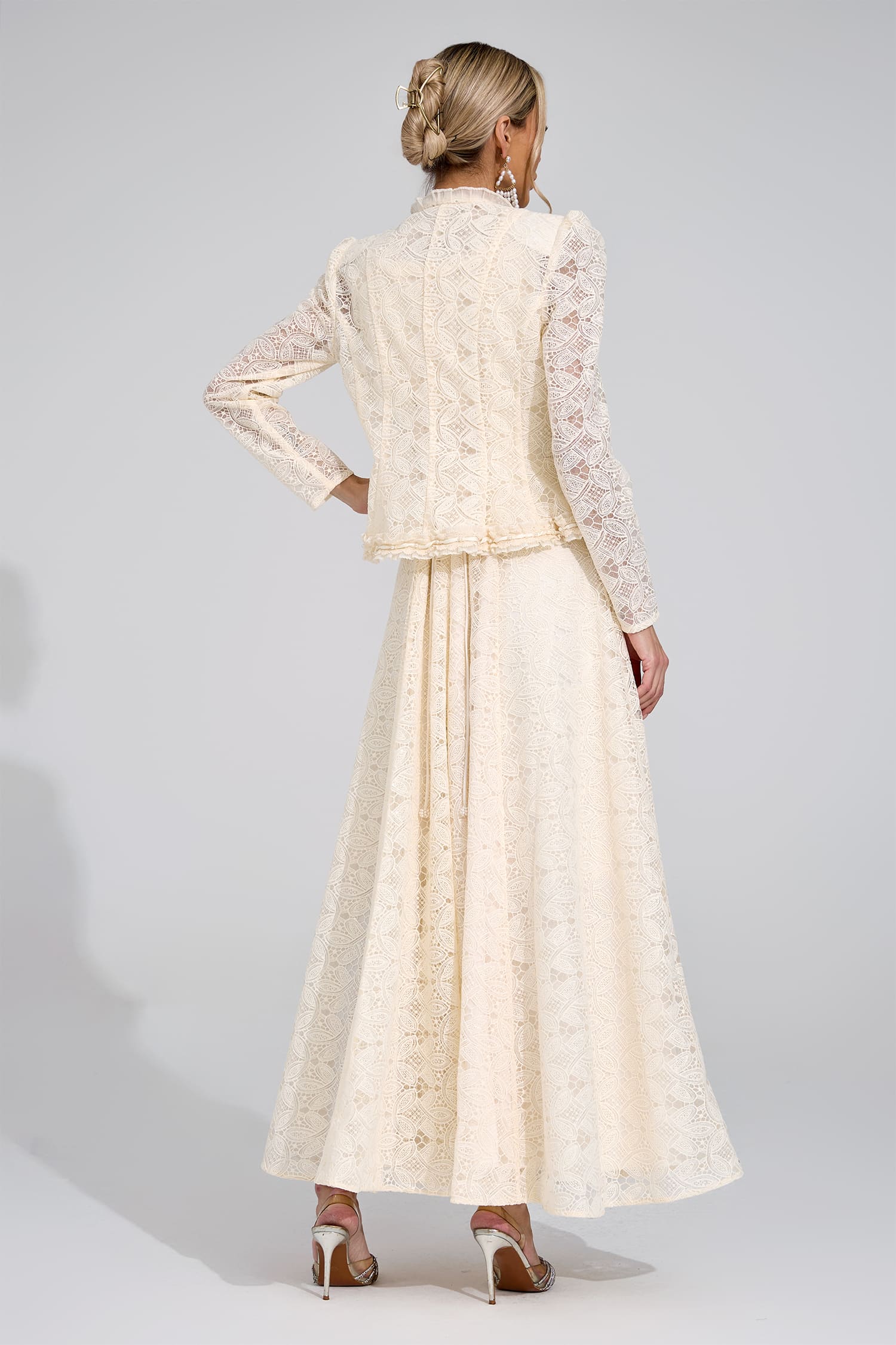Claire Ivory Lace Set