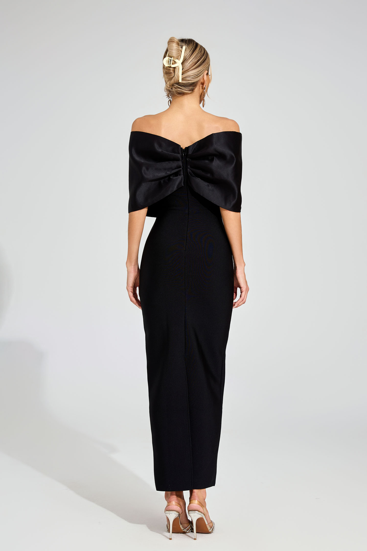 Claude Black Diamond Bandage Dress