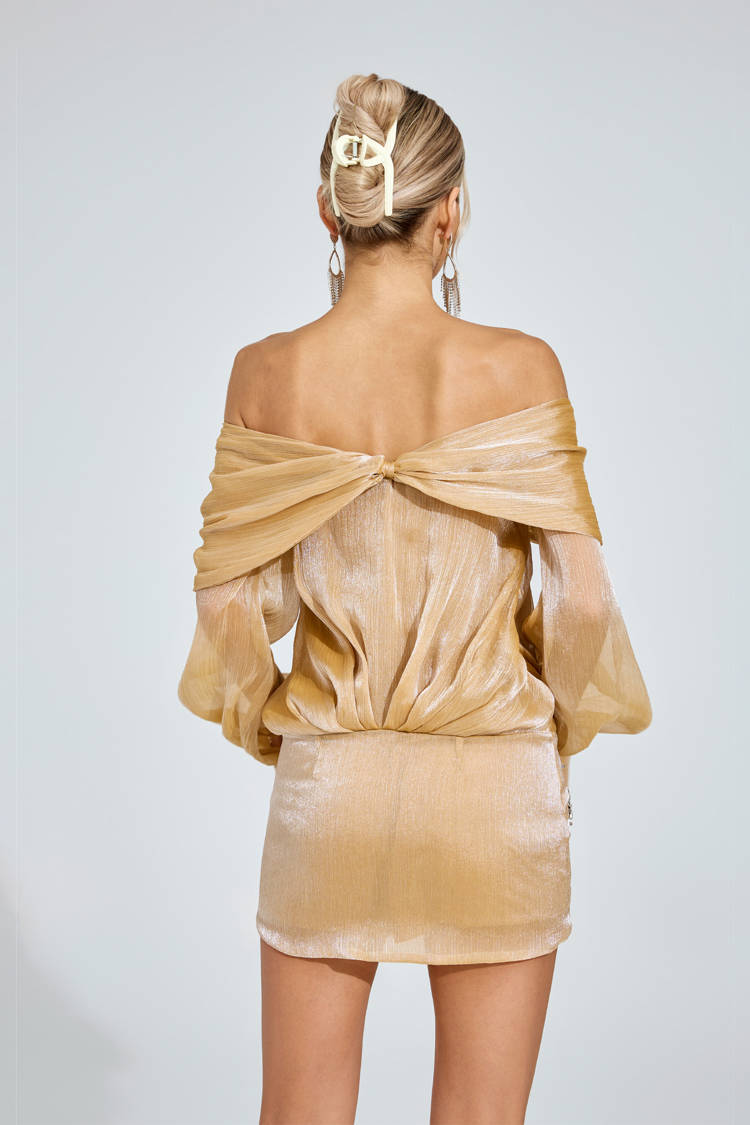 Colclough Champagne Diamond Mini Dress