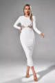 Delaney White Maxi Dress