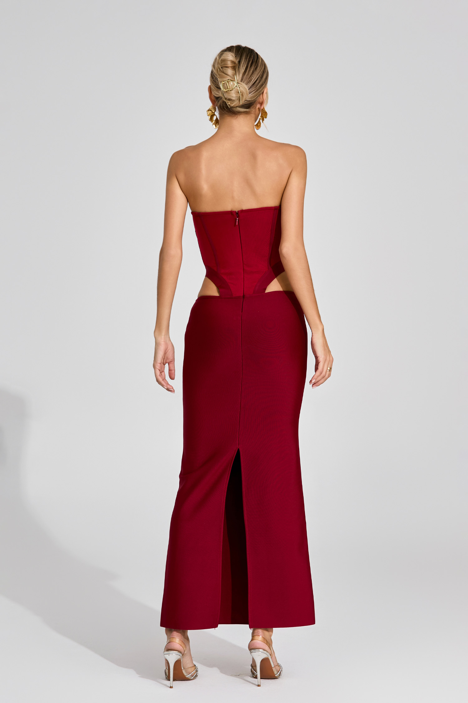 Devin Red Cut Out Dress