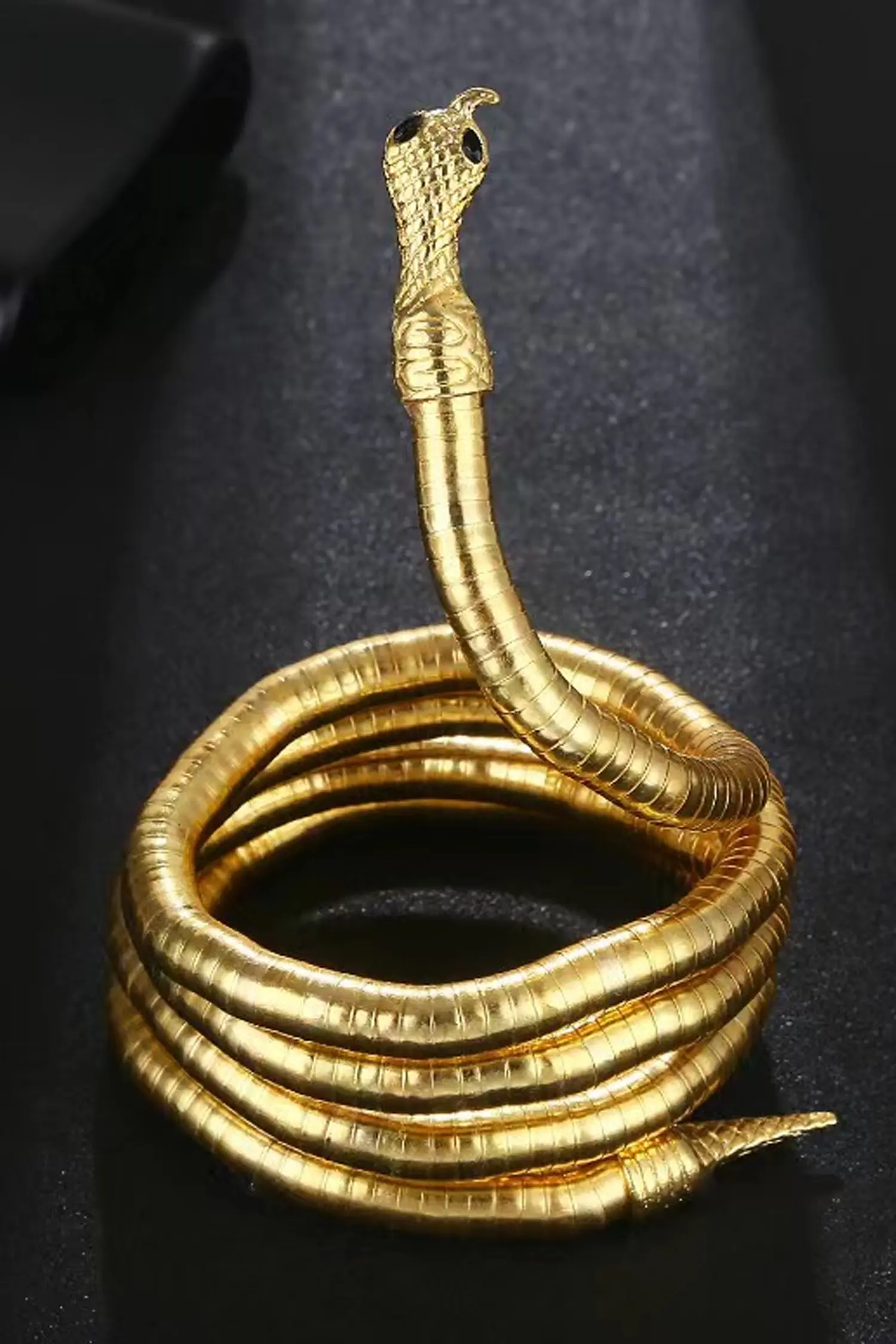 Dora Gold Snake Necklace-CATCHALL