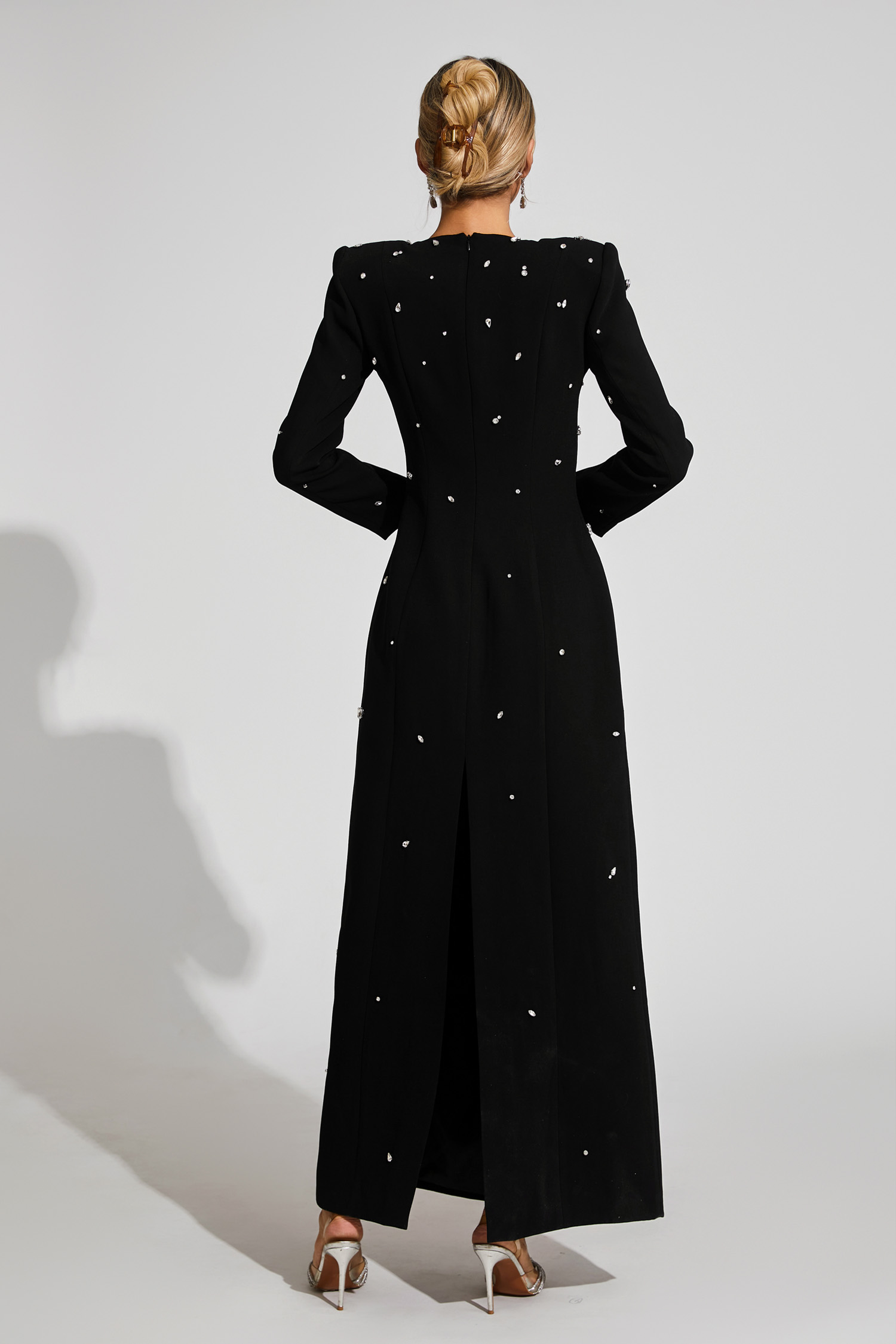 Dunlop Black Diamond Long Sleeve Dress