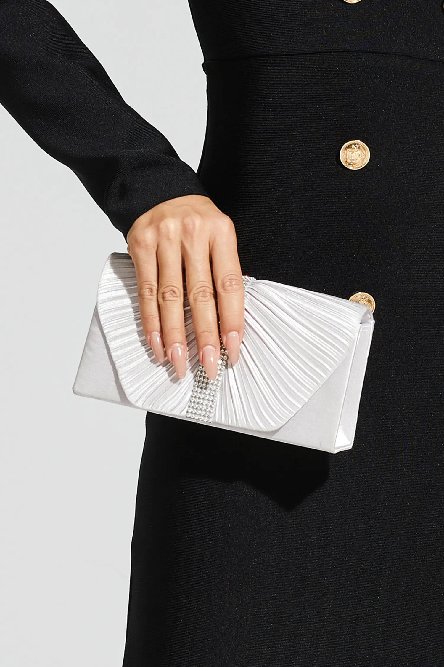 Edmund Silver Flap Bag-CATCHALL