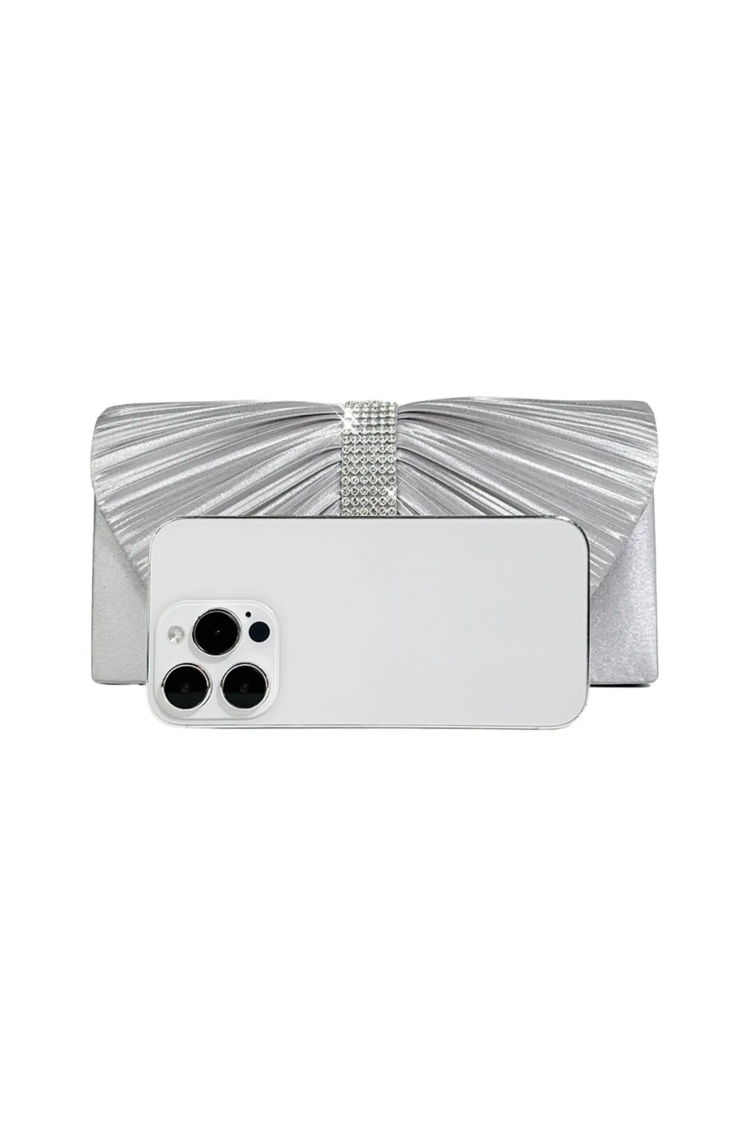 Edmund Silver Flap Bag-CATCHALL