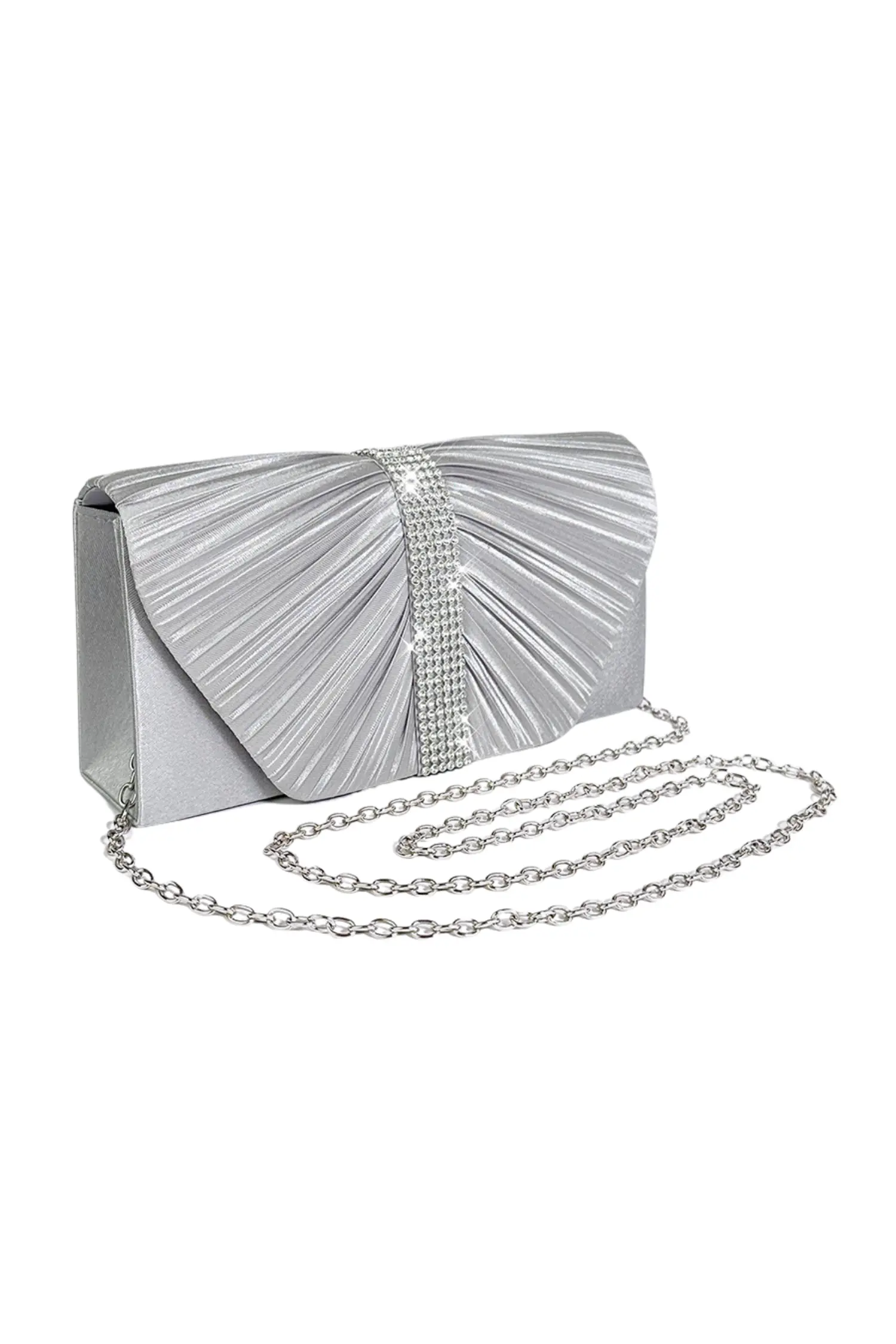 Edmund Silver Flap Bag-CATCHALL