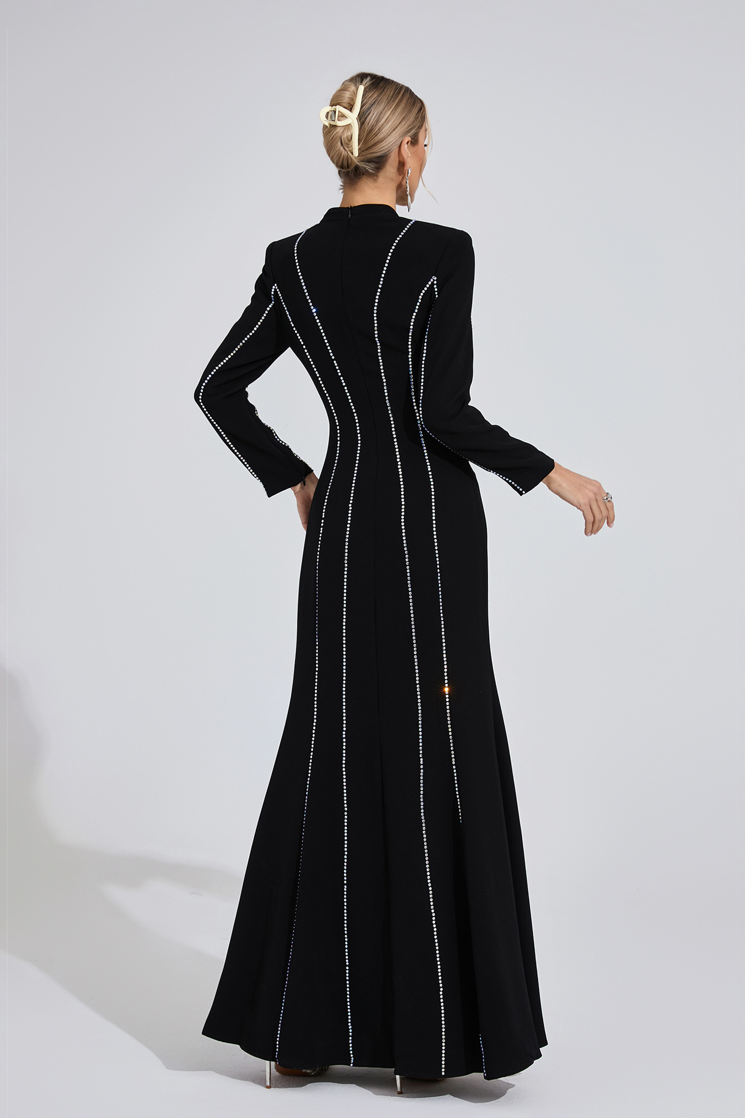 Eilian Black Diamond Maxi Dress