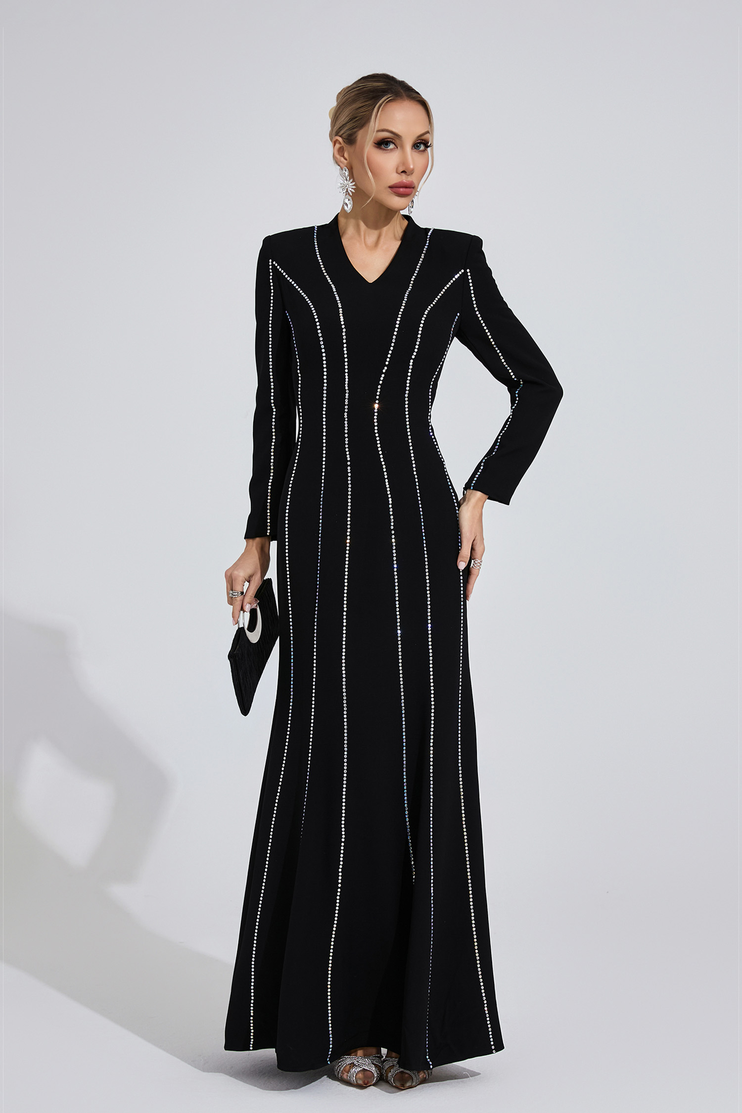 Eilian Black Diamond Maxi Dress