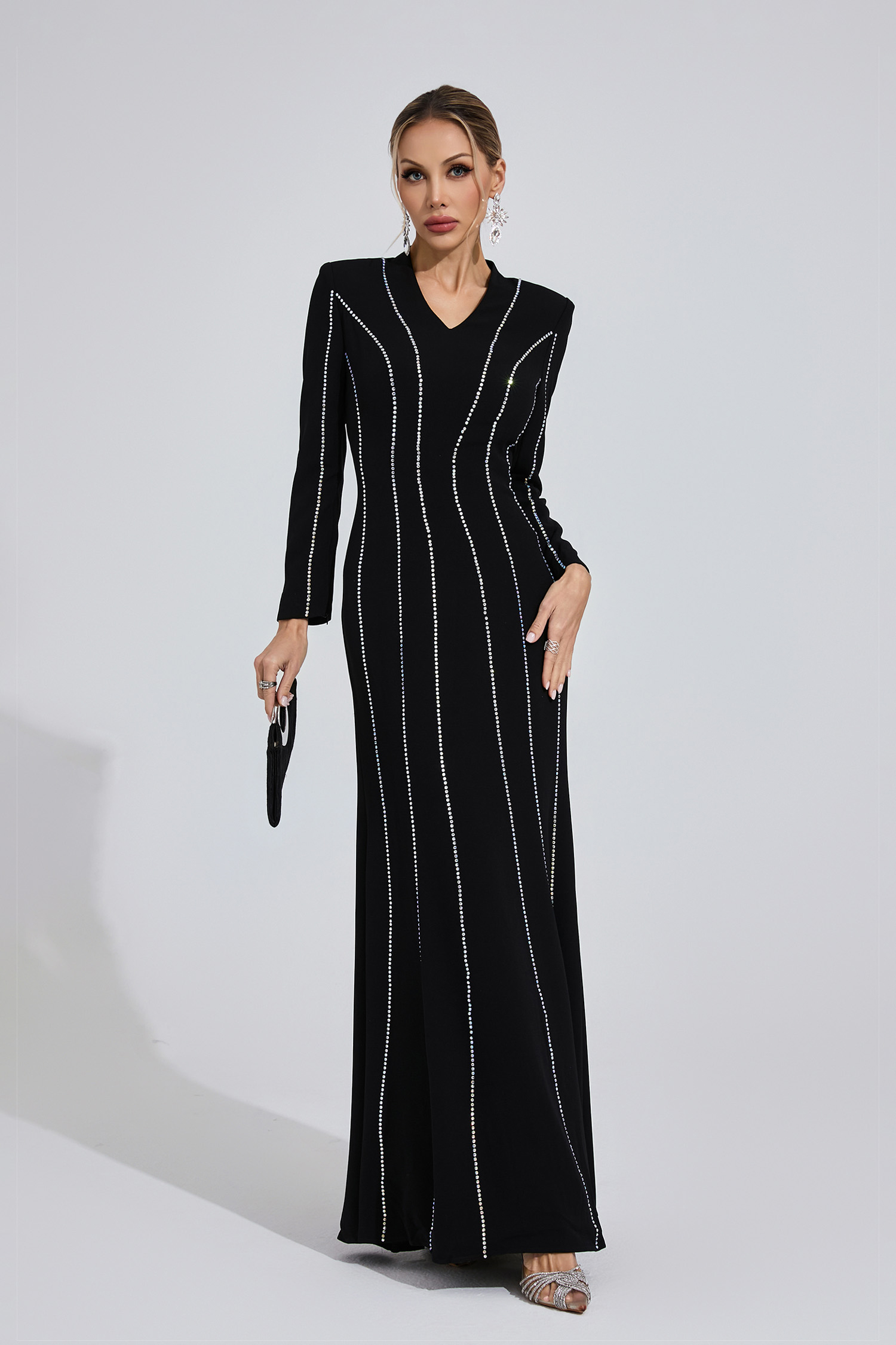 Eilian Black Diamond Maxi Dress