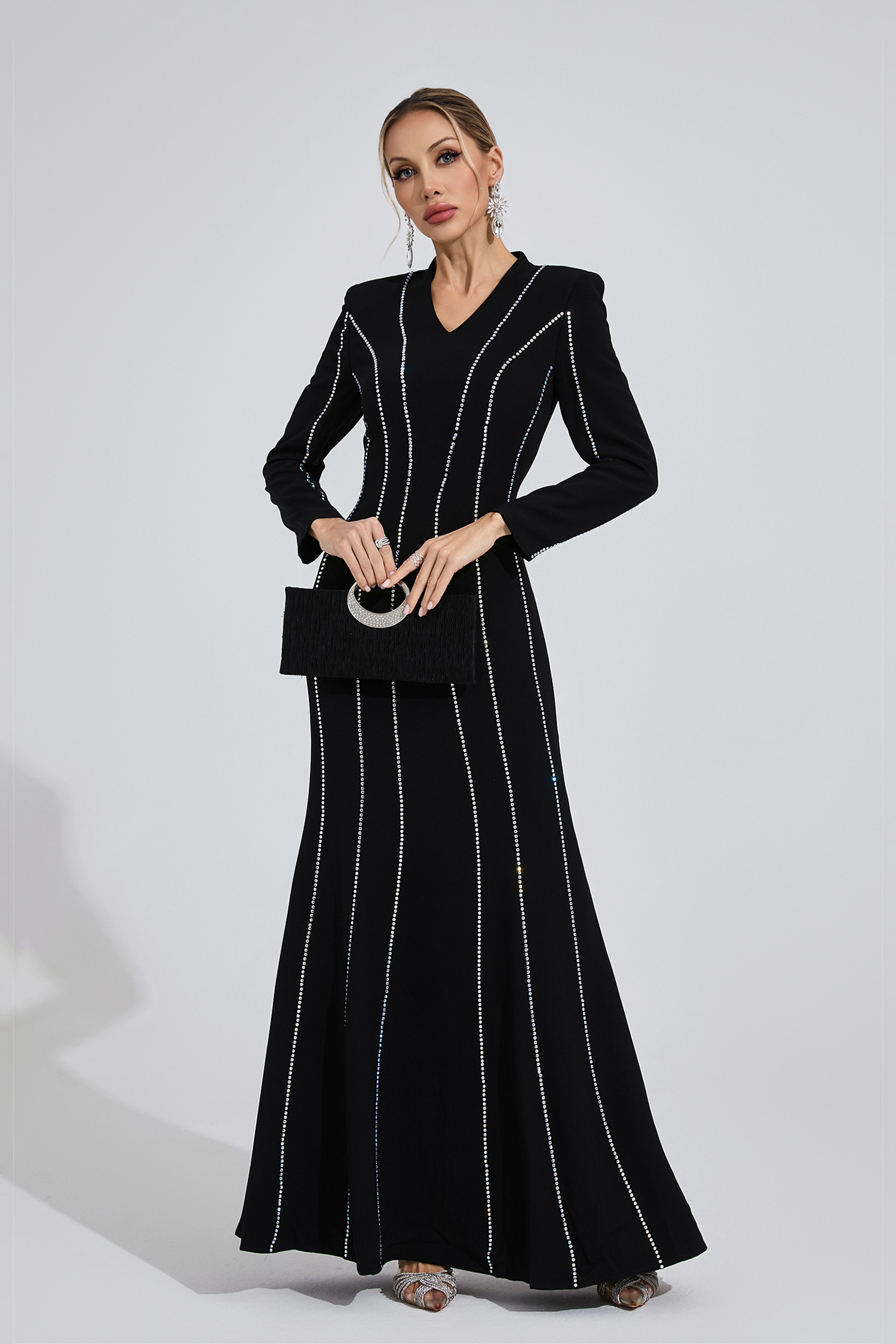 Eilian Black Diamond Maxi Dress