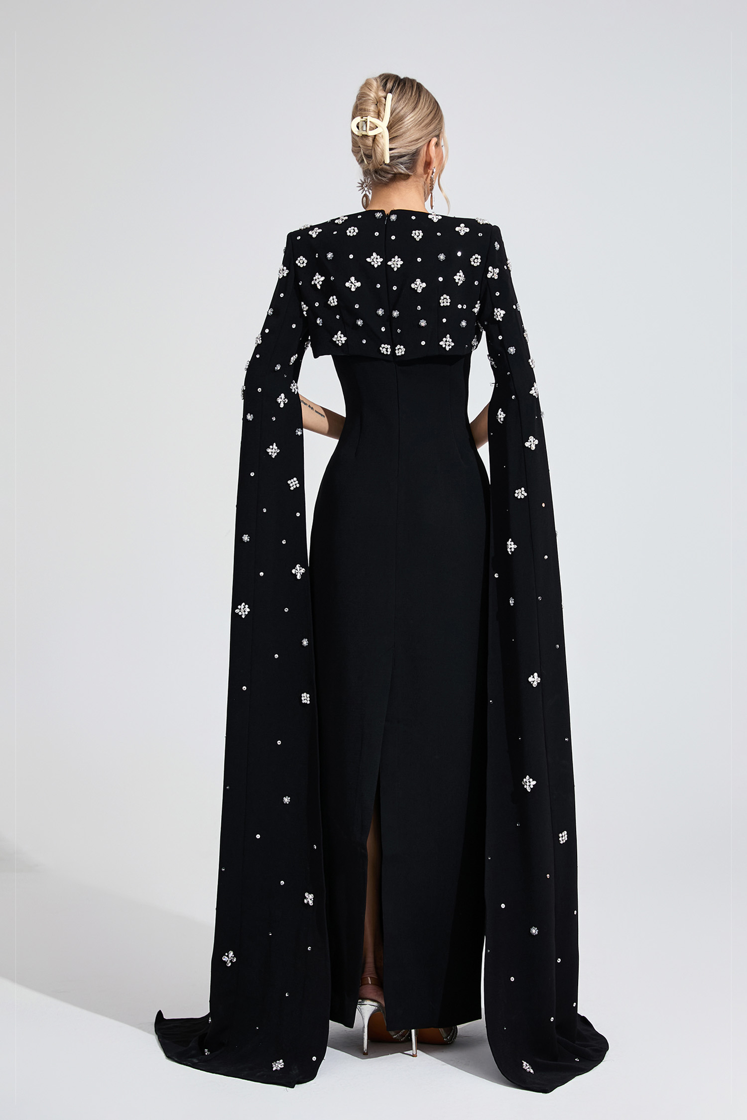 Eirian Black Diamond Maxi Dress