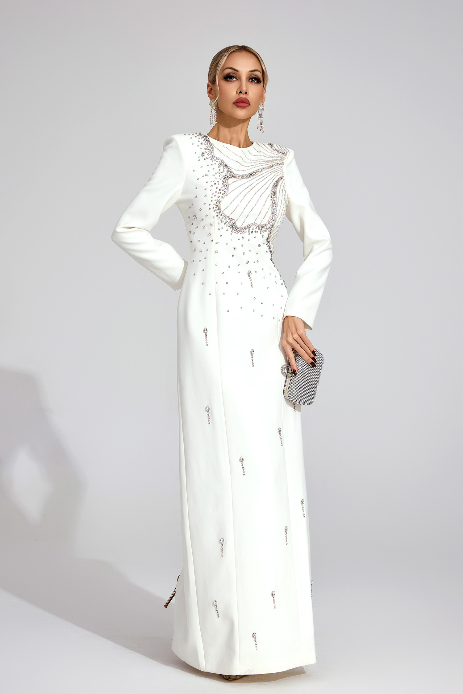 Elowen White Classic Maxi Dress