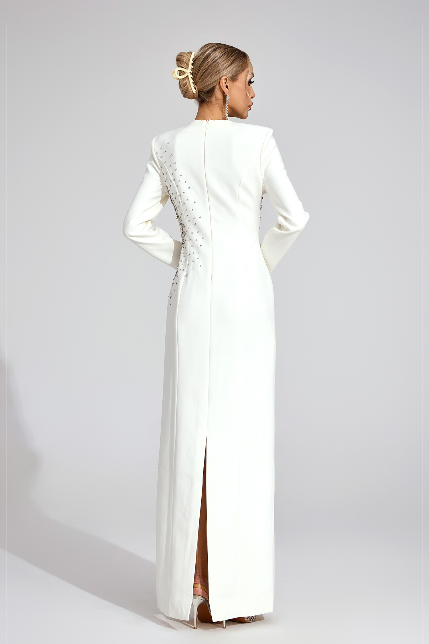 Elowen White Classic Maxi Dress