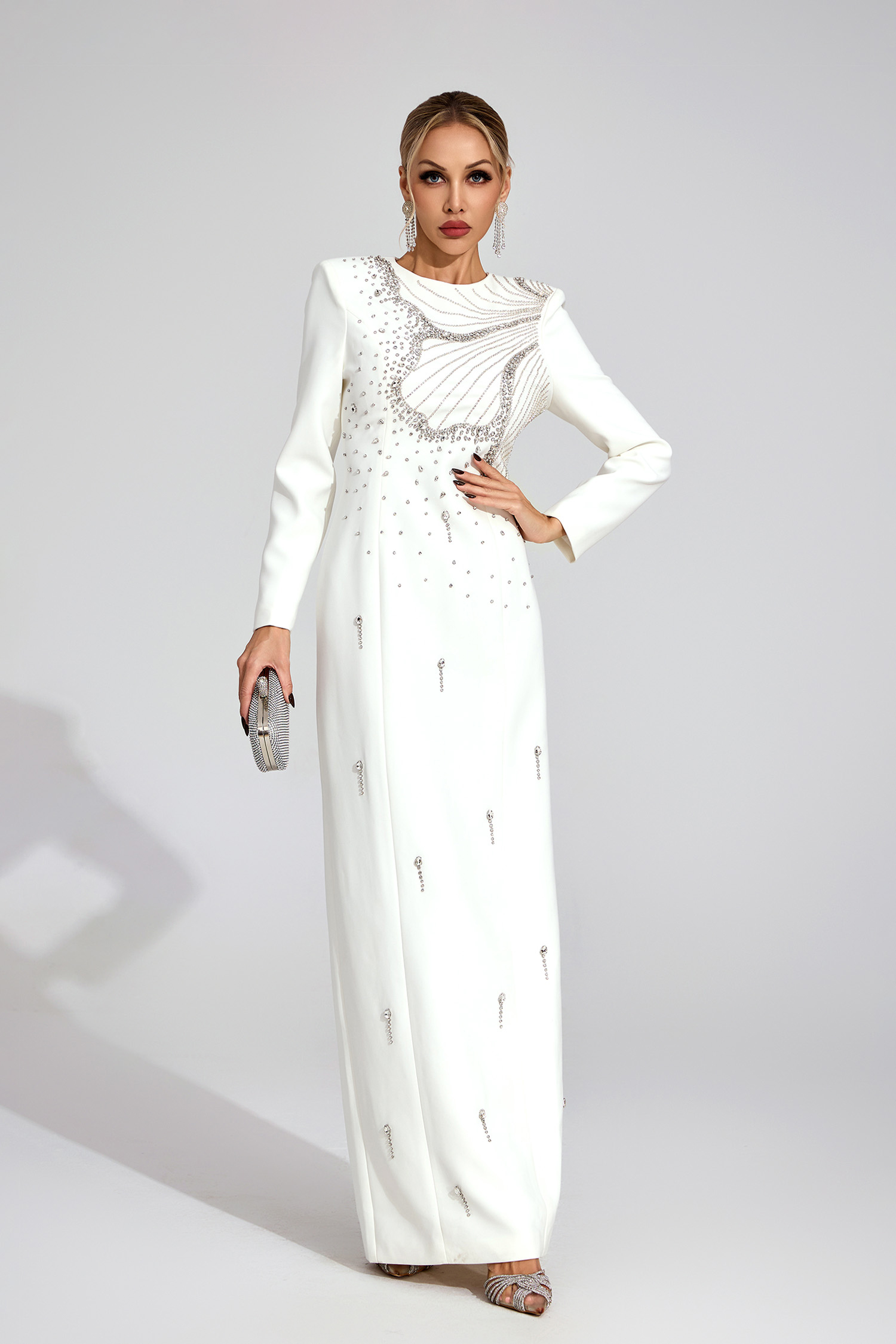 Elowen White Classic Maxi Dress