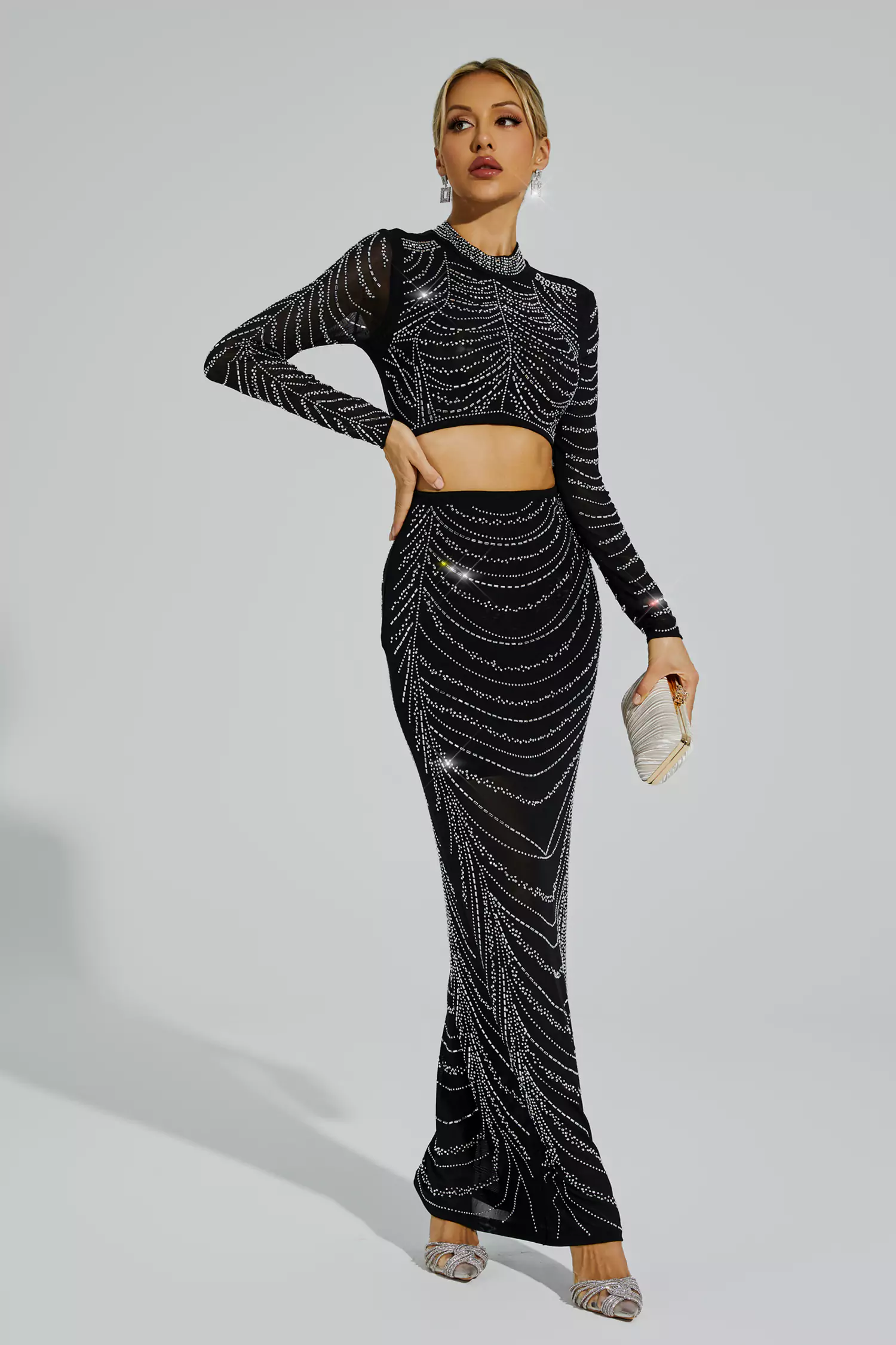 Elva Black Hot Diamond Stamping Set-CATCHALL