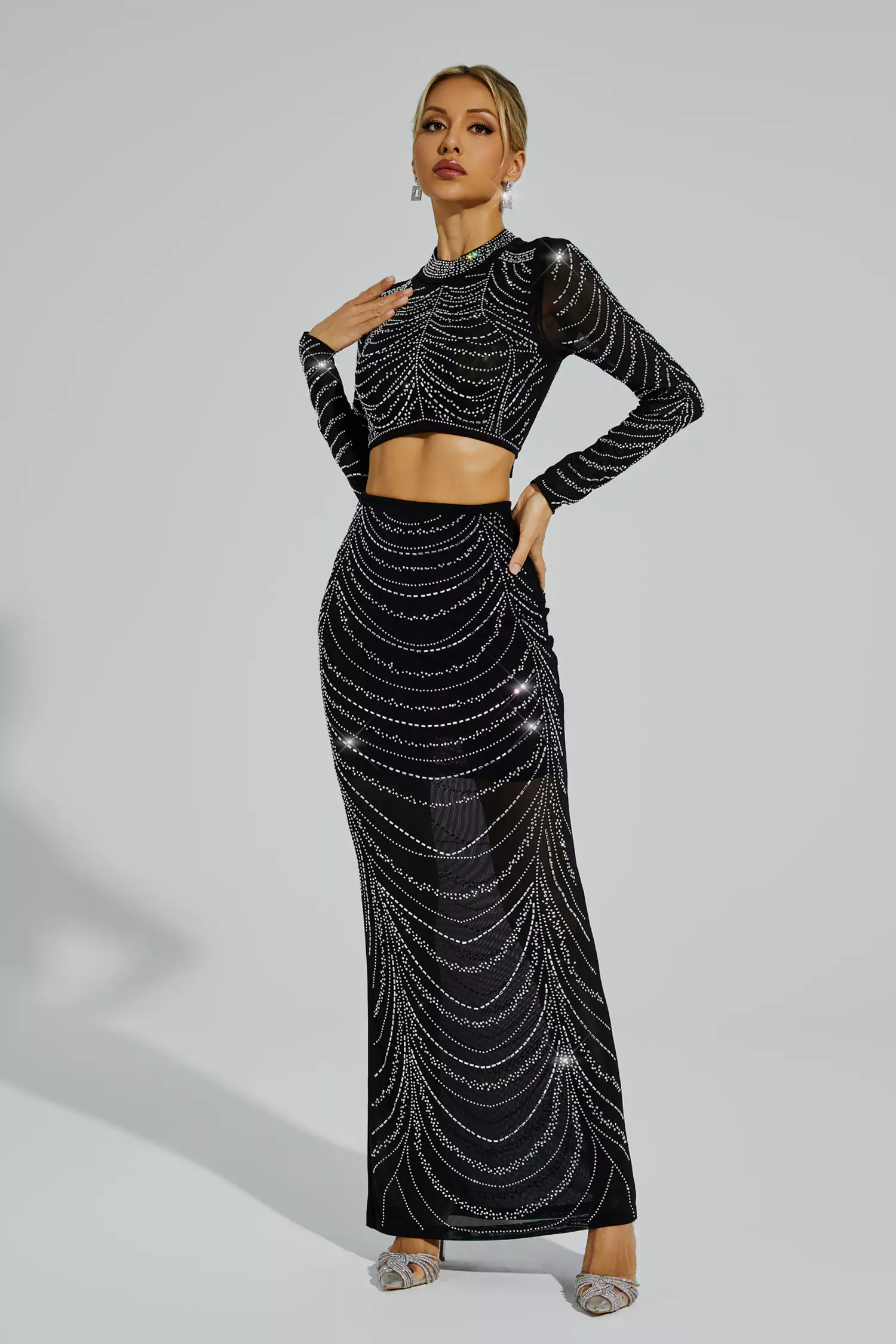 Elva Black Hot Diamond Stamping Set-CATCHALL