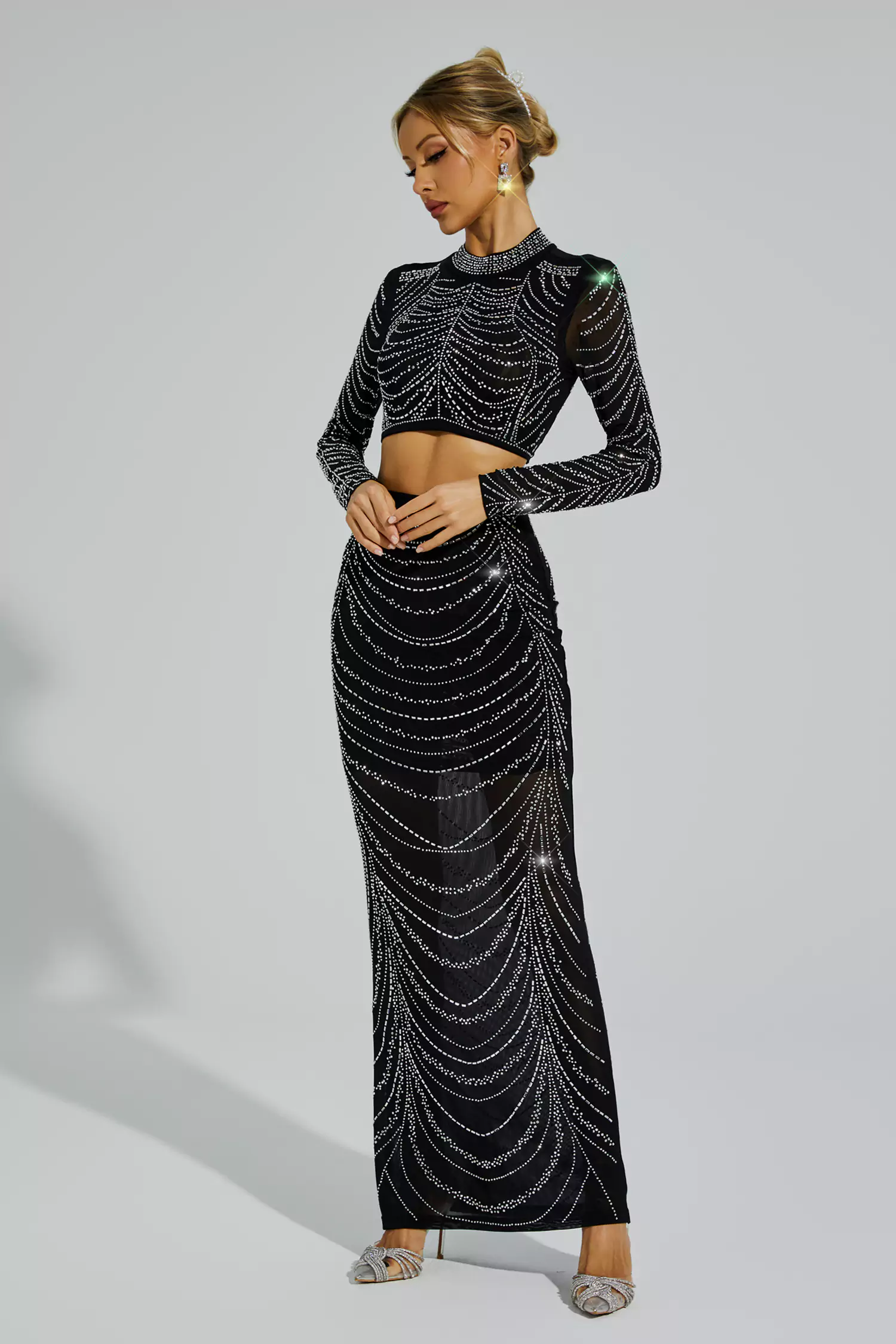 Elva Black Hot Diamond Stamping Set-CATCHALL