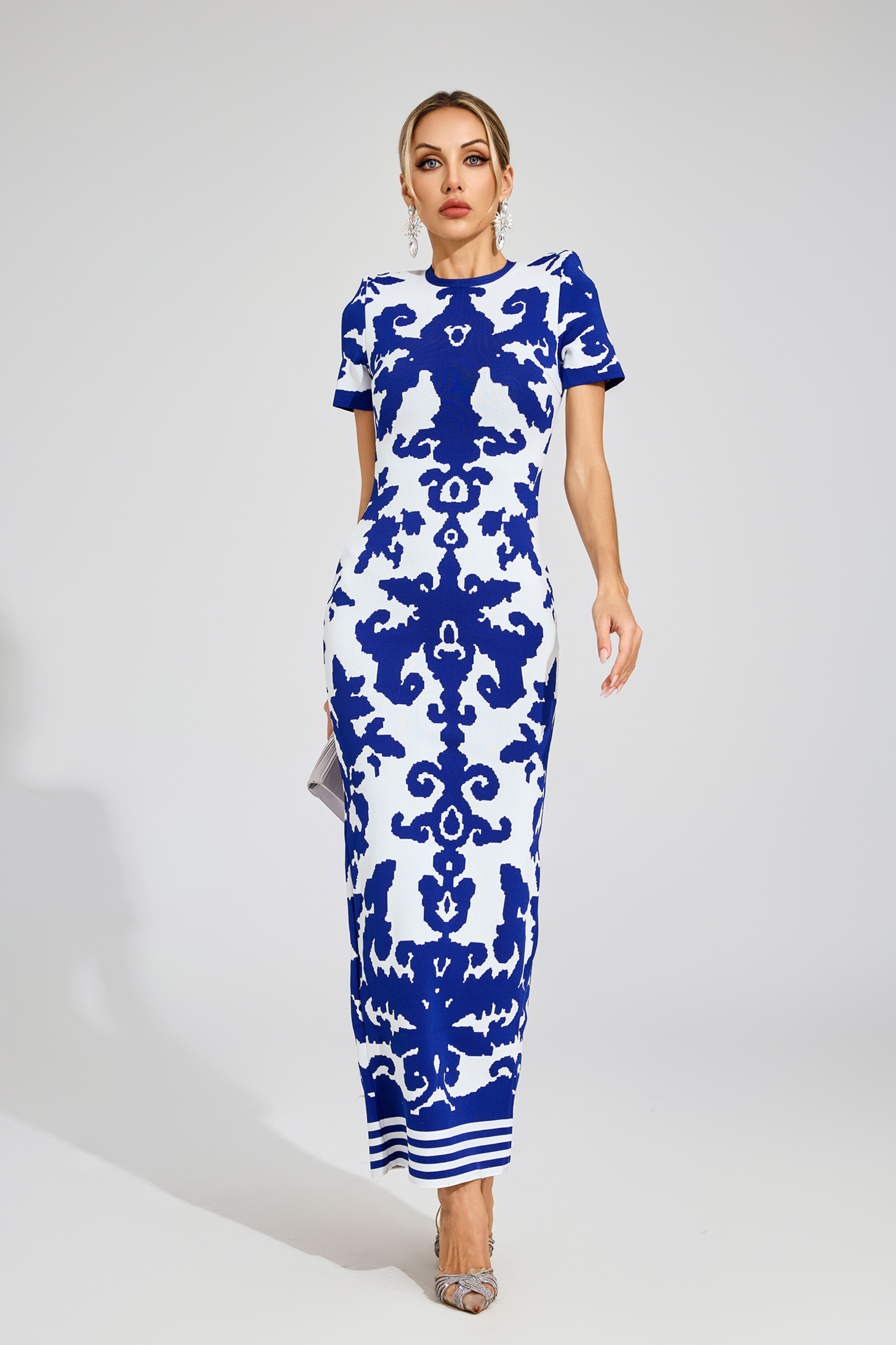 Enid Blue Bandage Dress