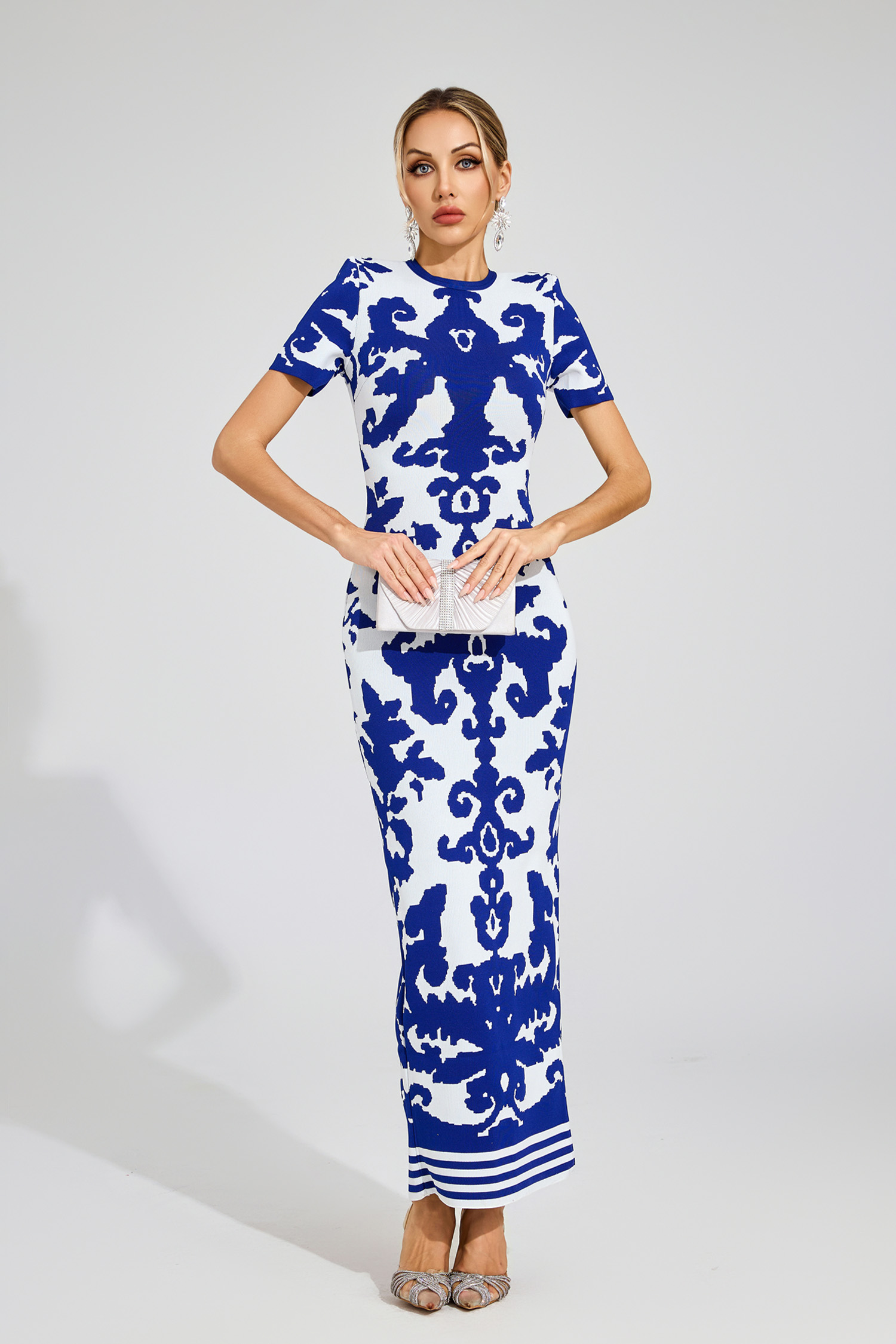 Enid Blue Bandage Dress