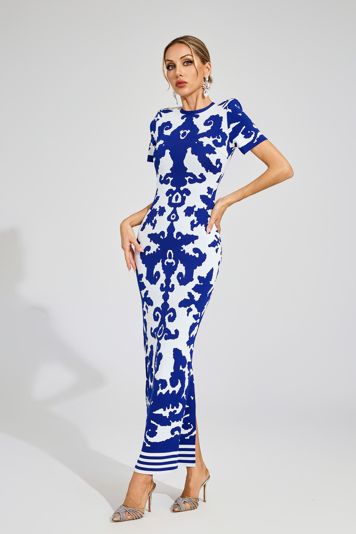 Enid Blue Bandage Dress