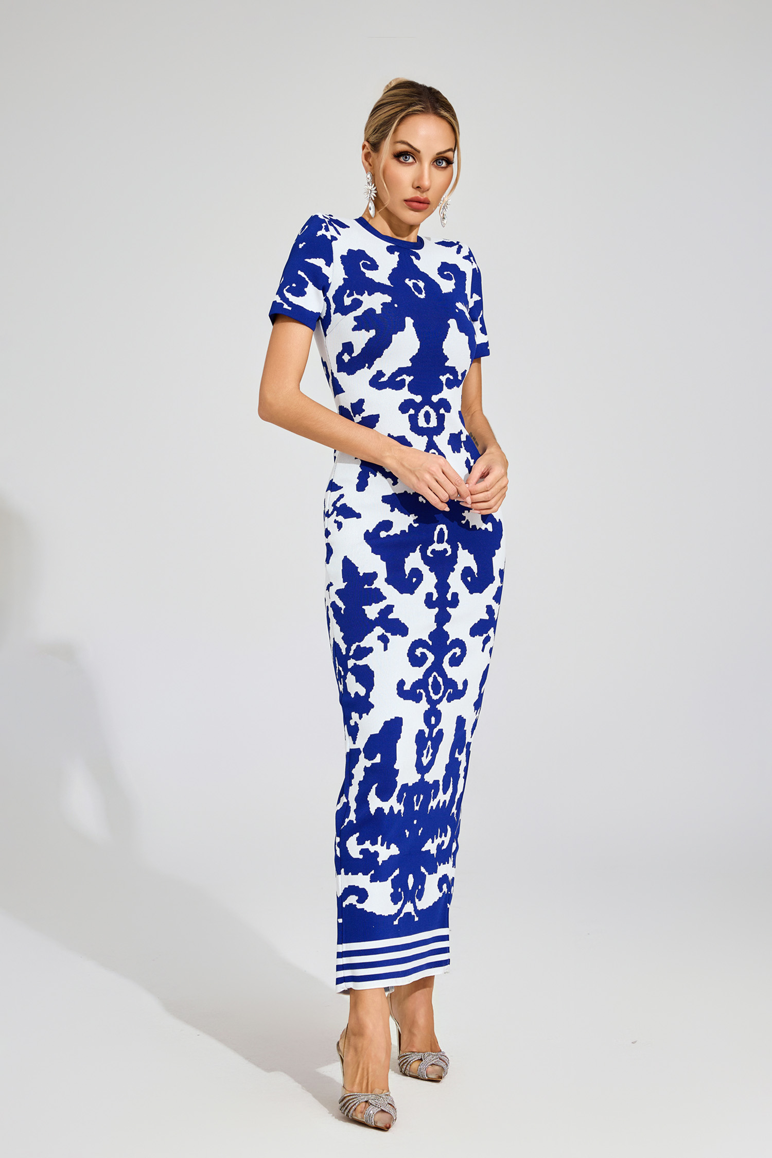 Enid Blue Bandage Dress