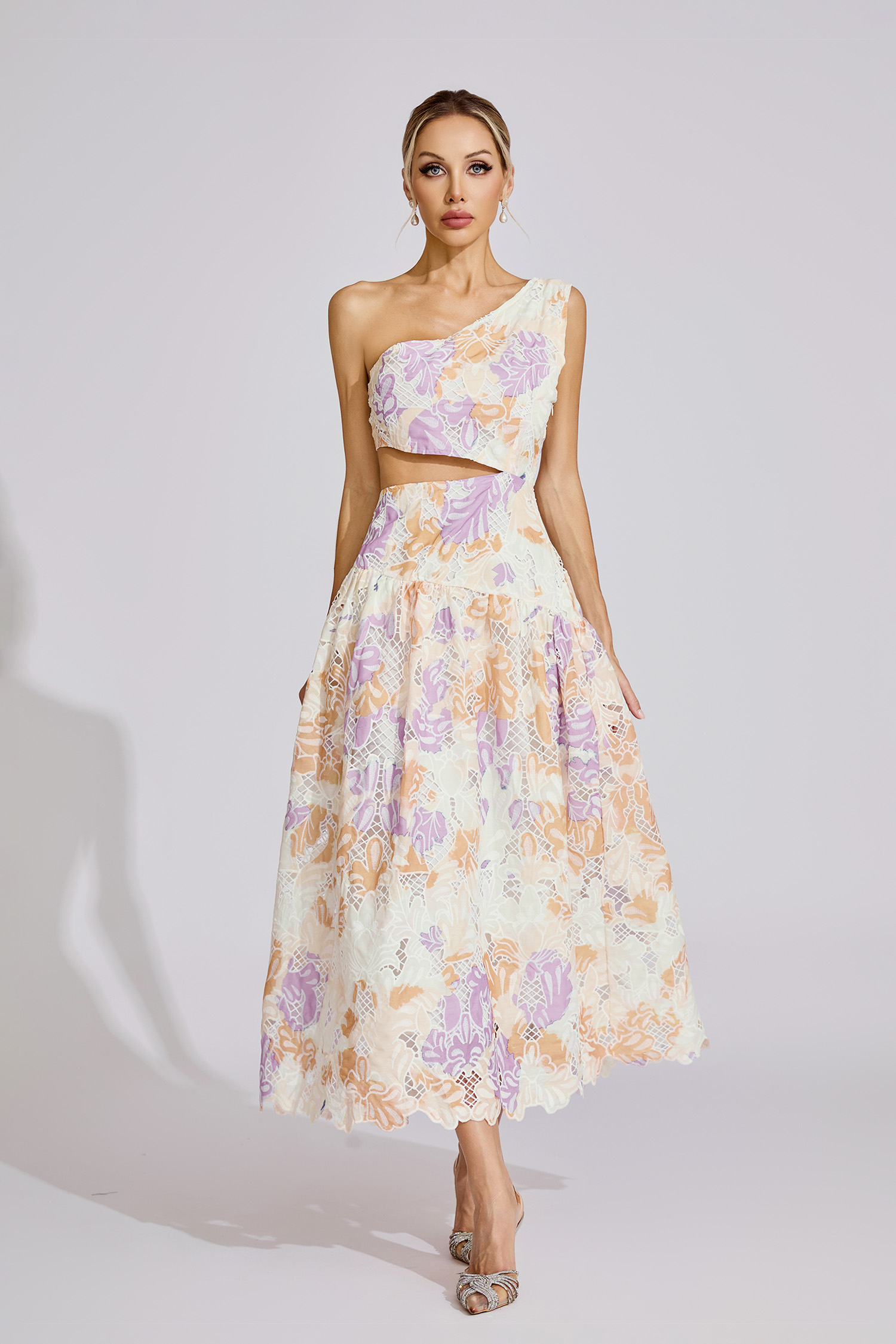 Estelle  Yellow Off-Shoulder Maxi Dress