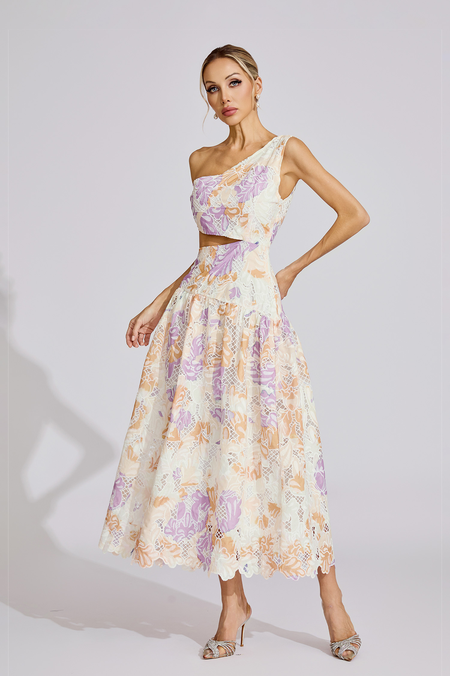 Estelle  Yellow Off-Shoulder Maxi Dress