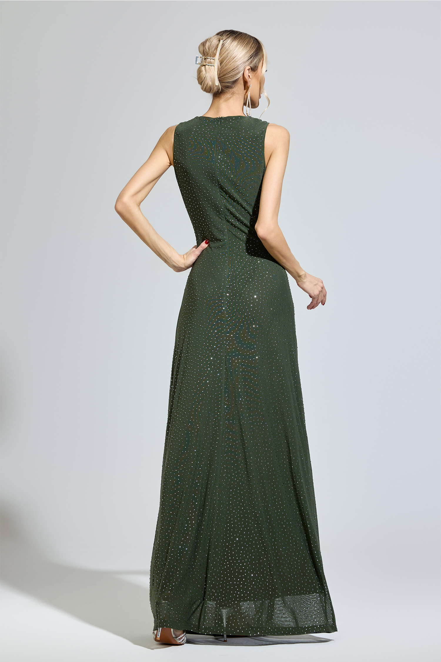 Euclid Green Diamond Formal Dress