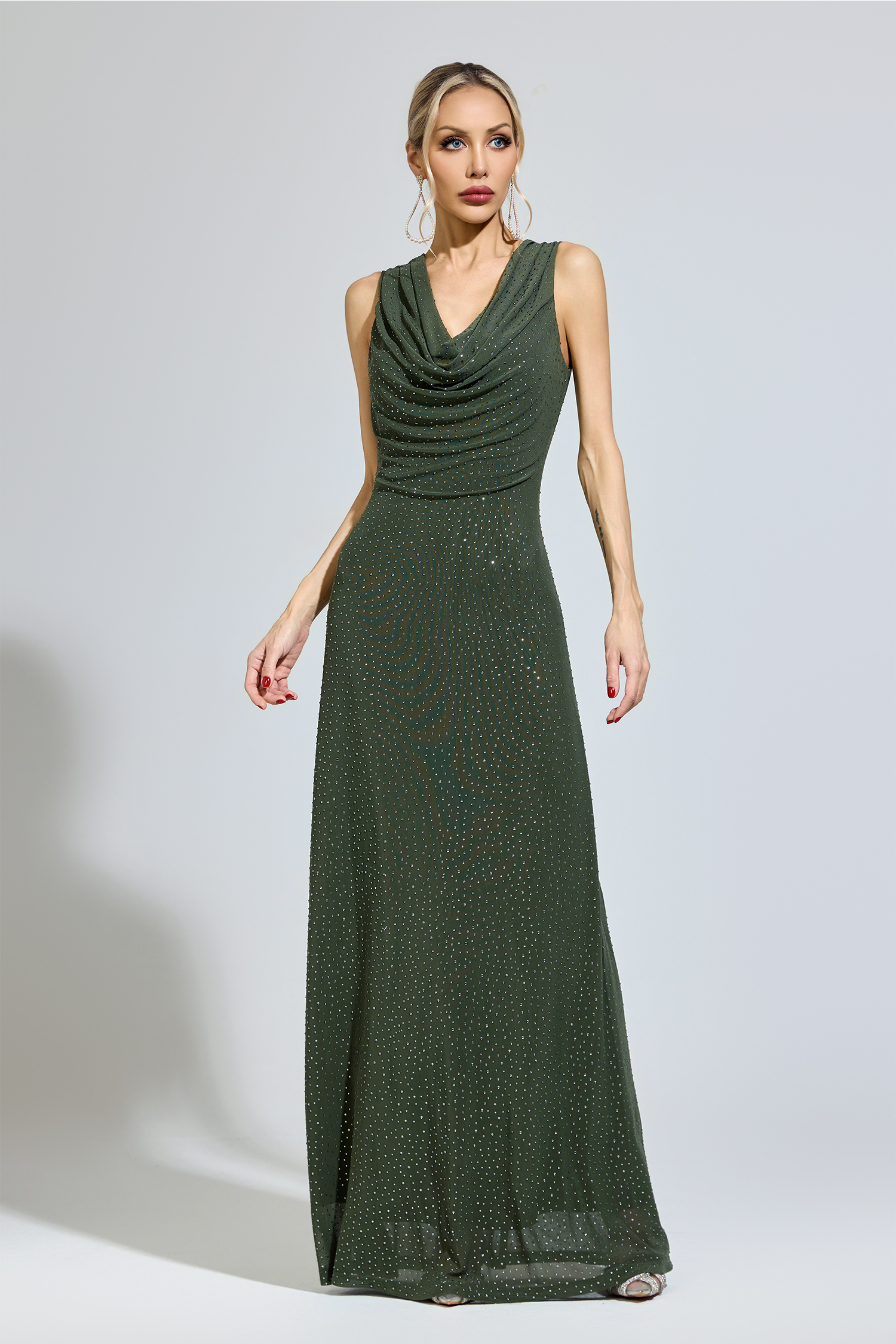 Euclid Green Diamond Formal Dress
