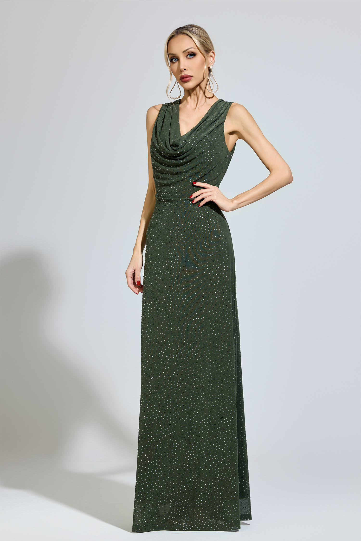 Euclid Green Diamond Formal Dress