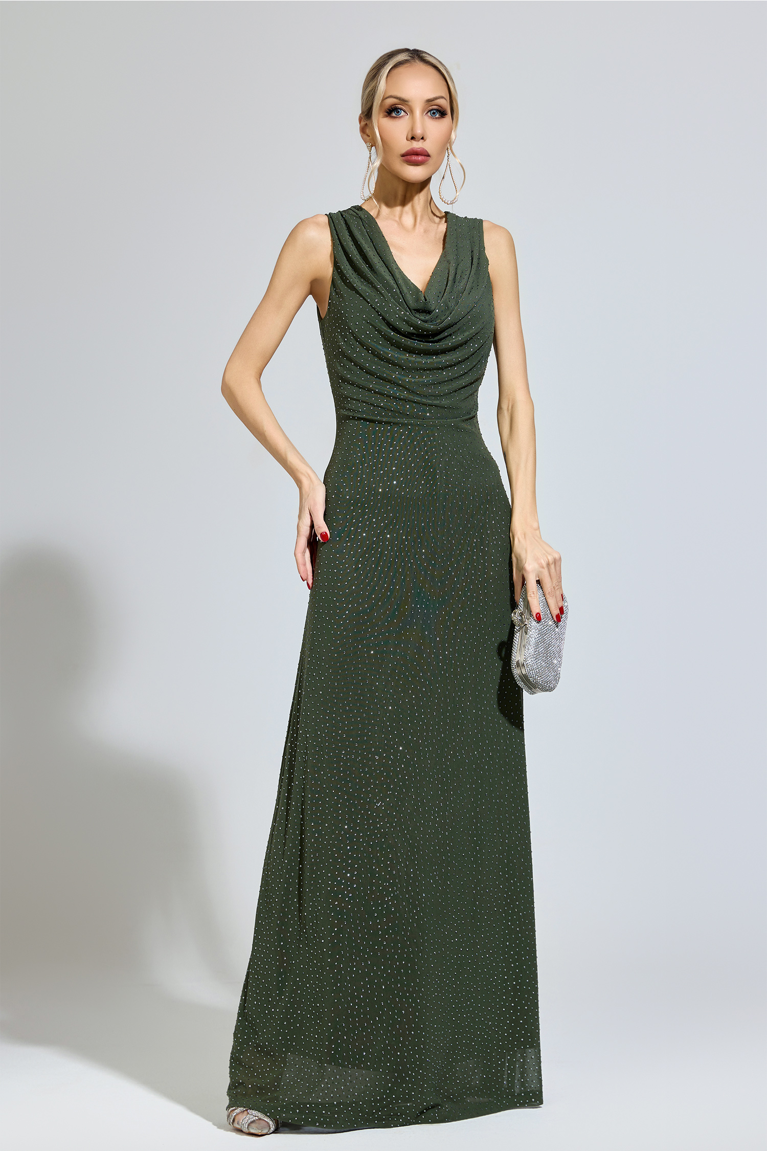 Euclid Green Diamond Formal Dress