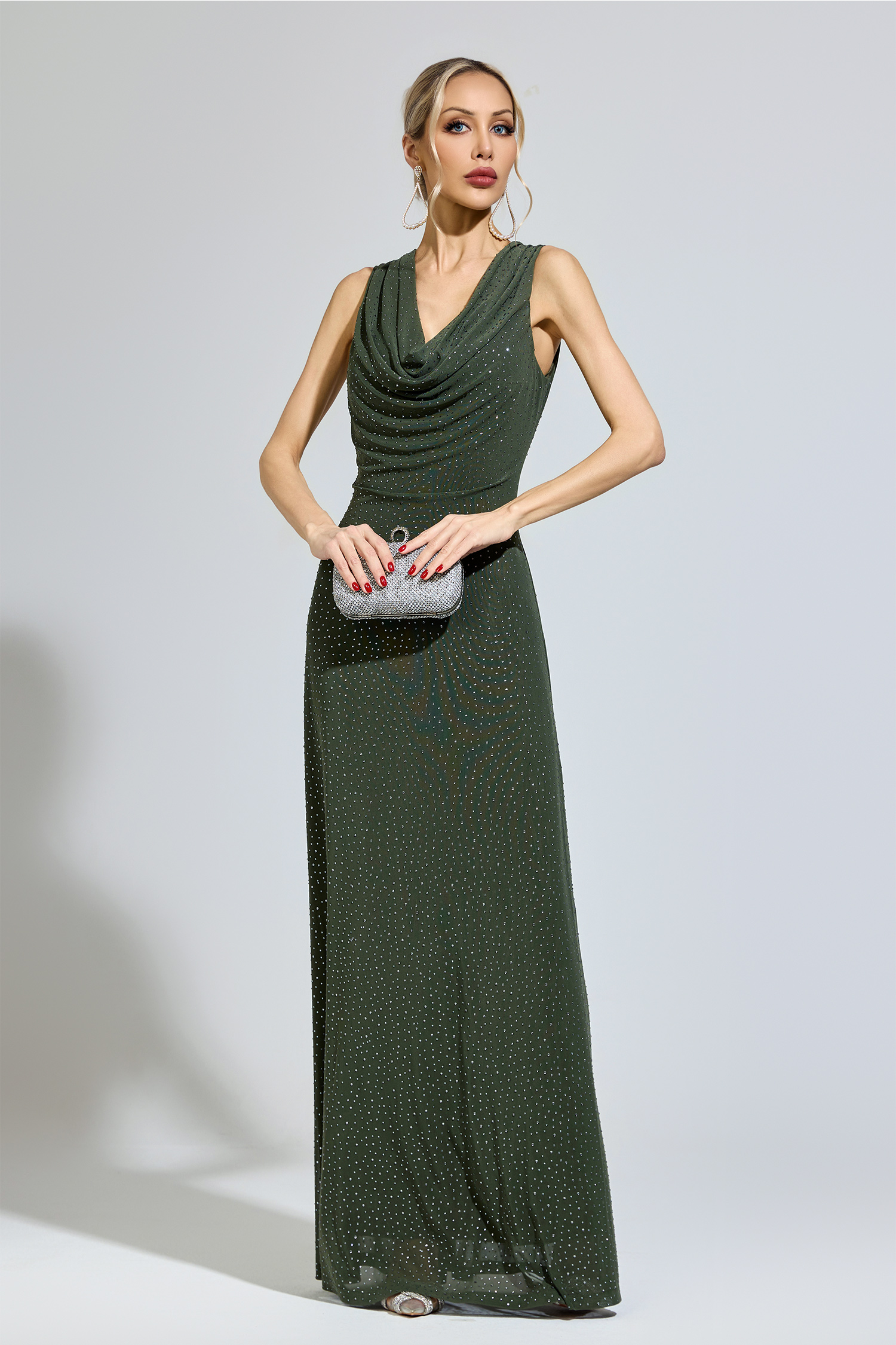 Euclid Green Diamond Formal Dress