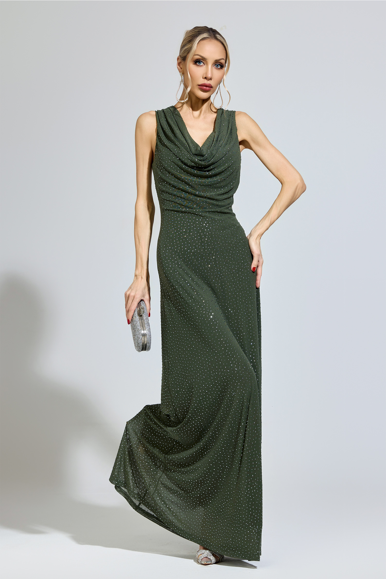 Euclid Green Diamond Formal Dress