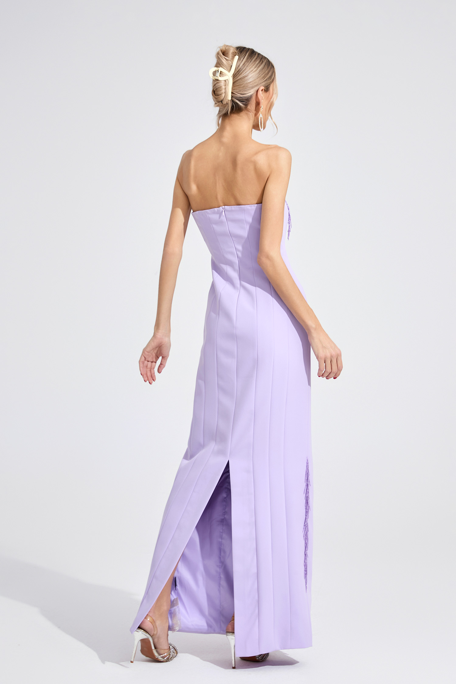 Faelan Violet Floral Maxi Dress