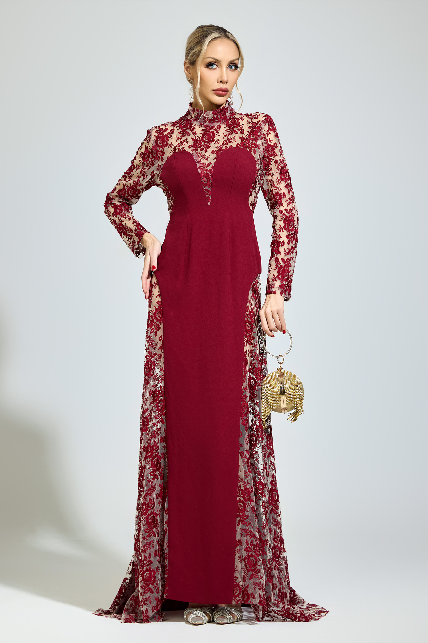 gold sequin maxi dress Supernova Maxi Dress