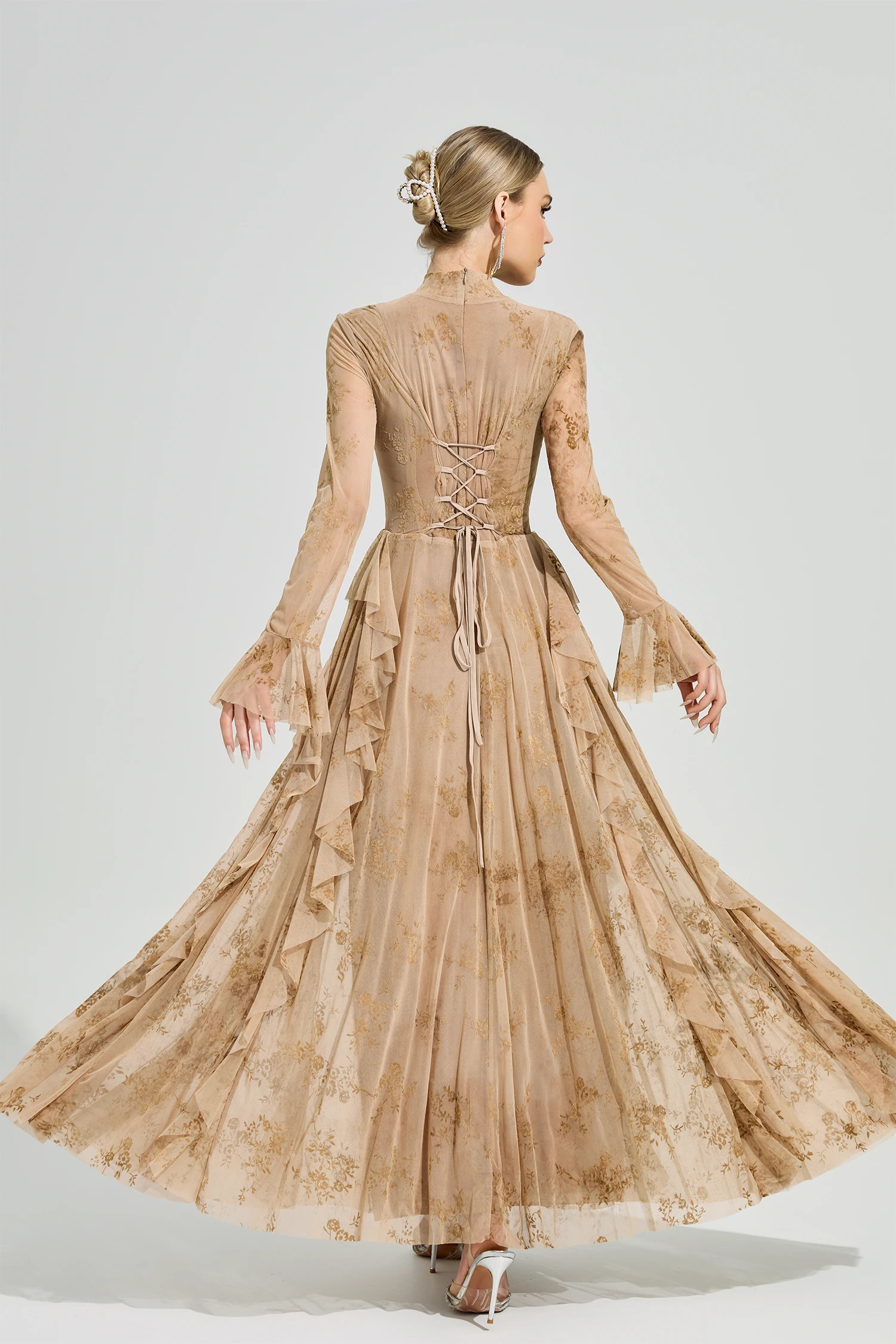 Galileo Khaki Prom Dress