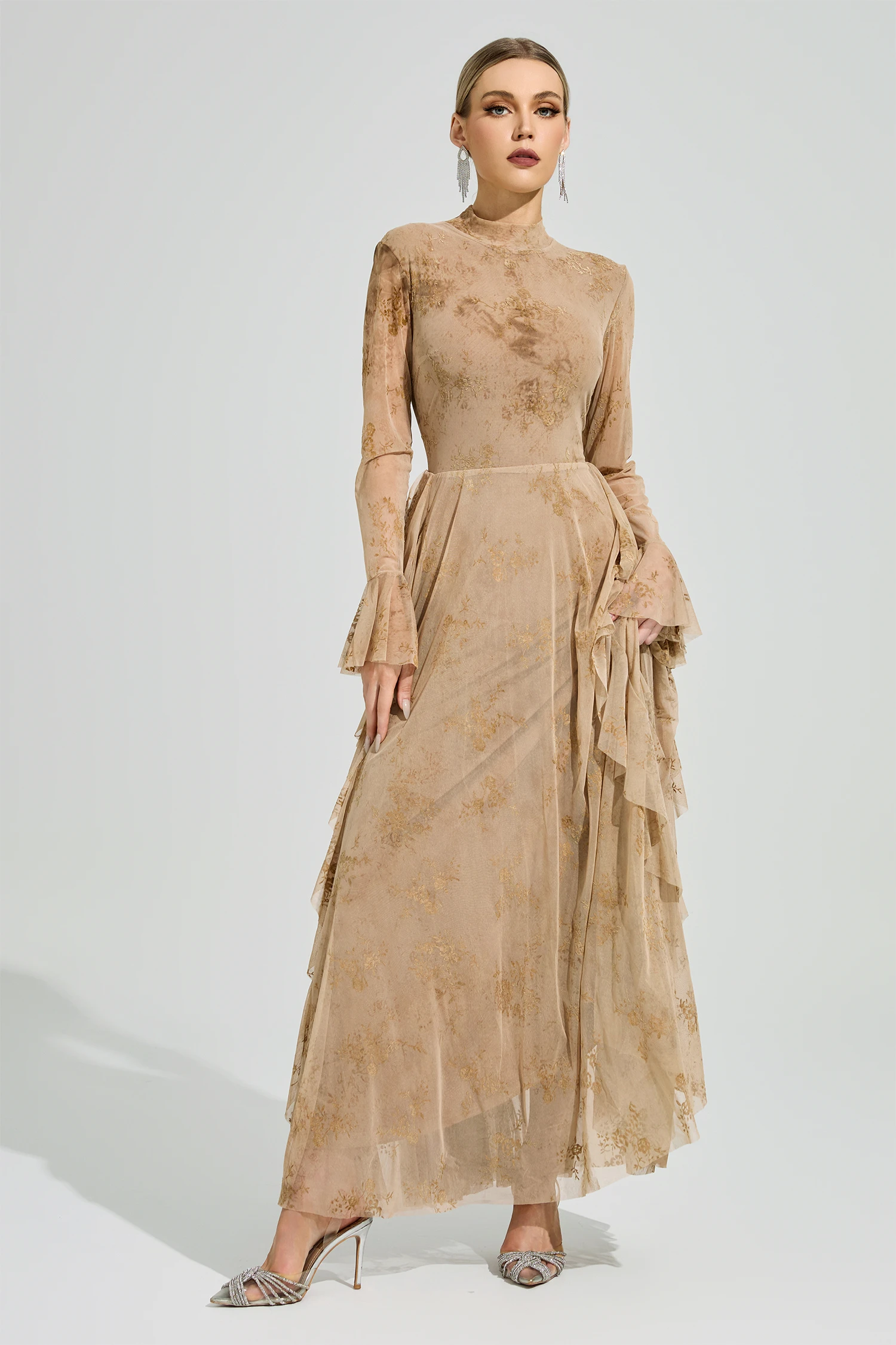 Galileo Khaki Prom Dress